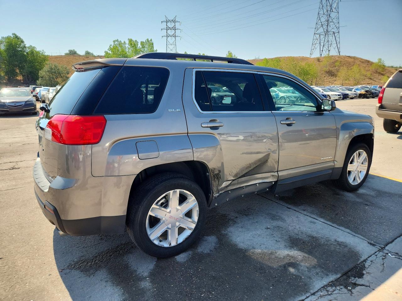 2012 Gmc Terrain Sle Gray vin: 2GKFLTE55C6294132