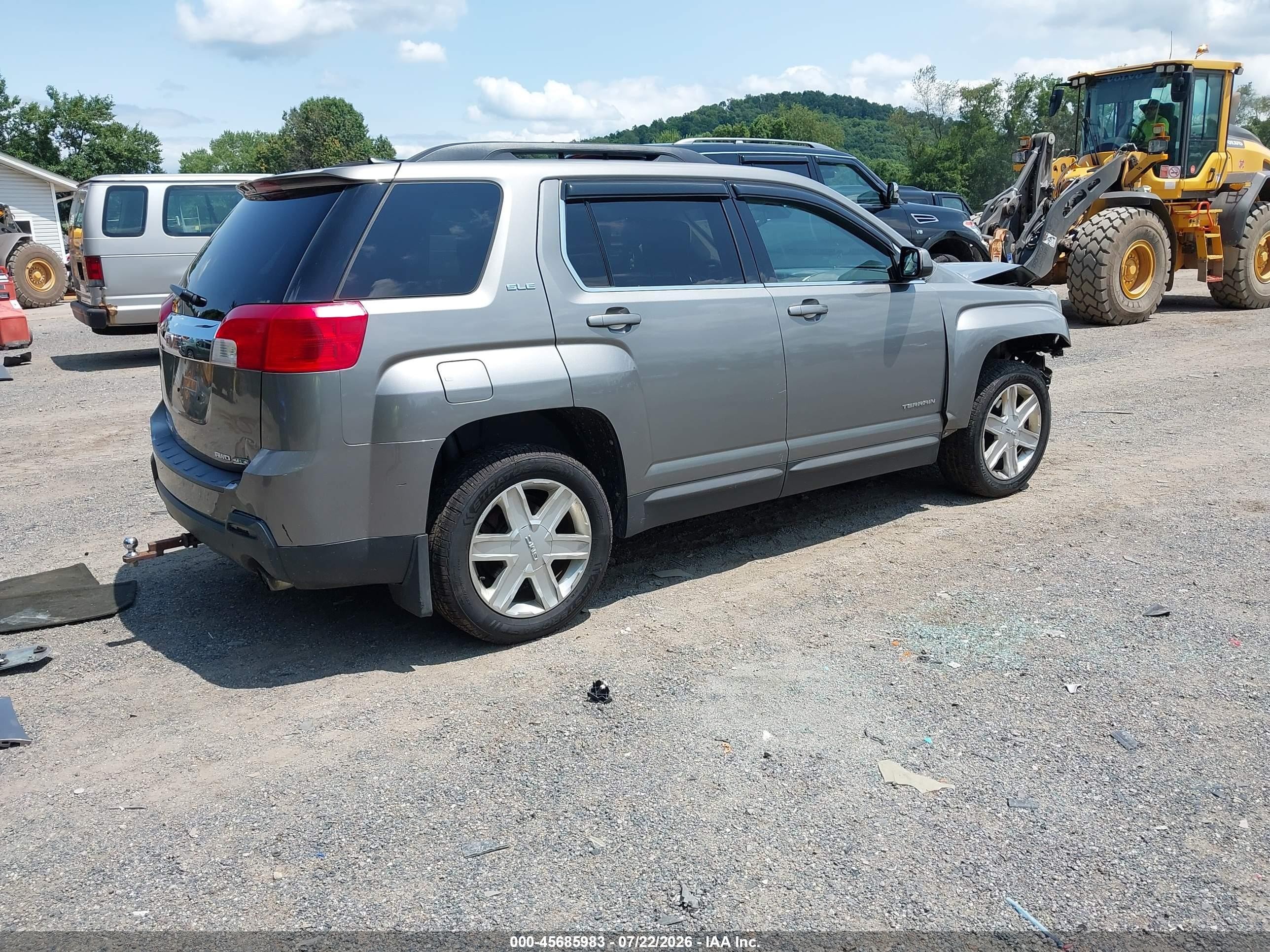 2012 Gmc Terrain Sle-2 Gray vin: 2GKFLTE57C6278272