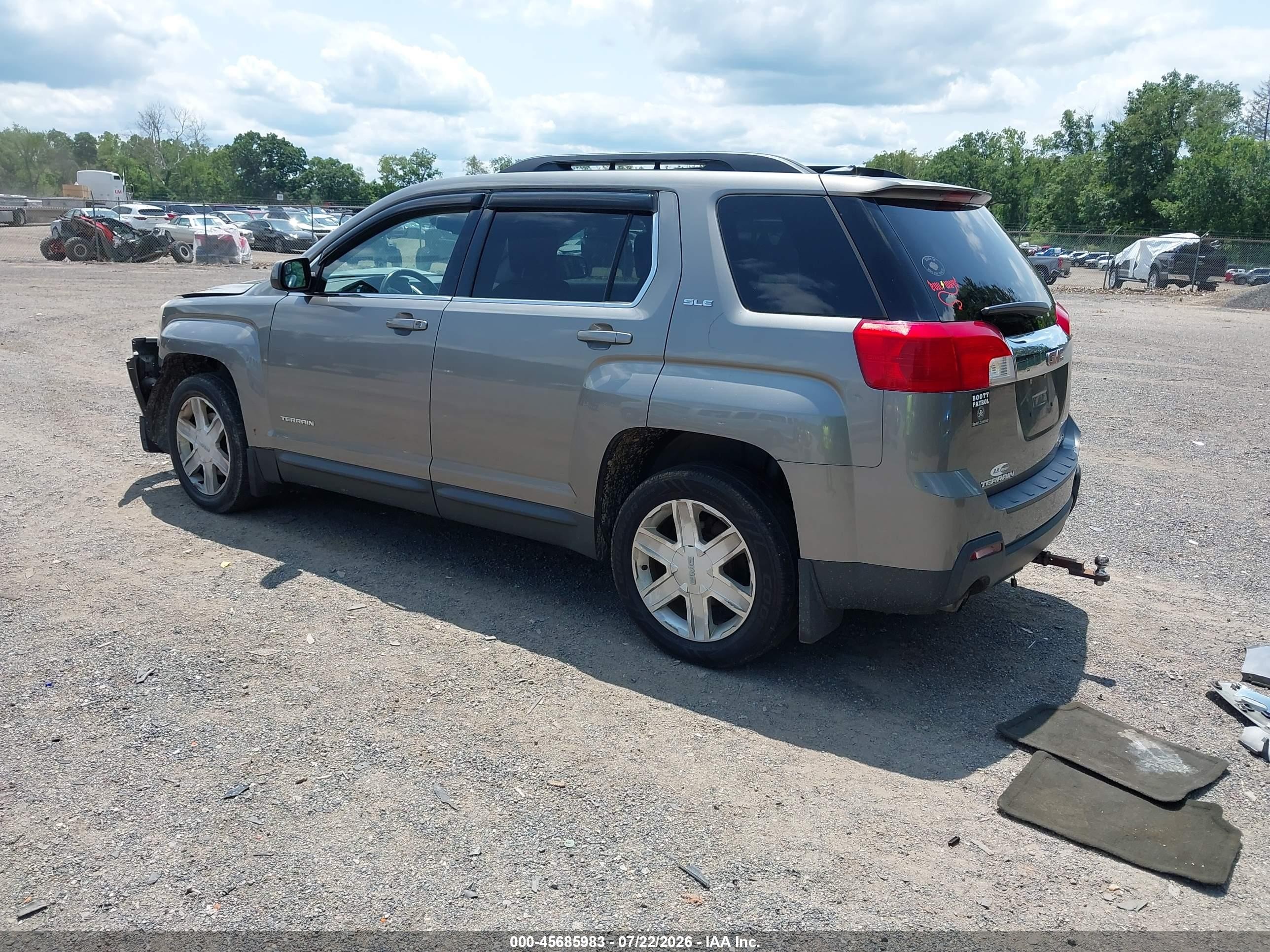 2012 Gmc Terrain Sle-2 Gray vin: 2GKFLTE57C6278272