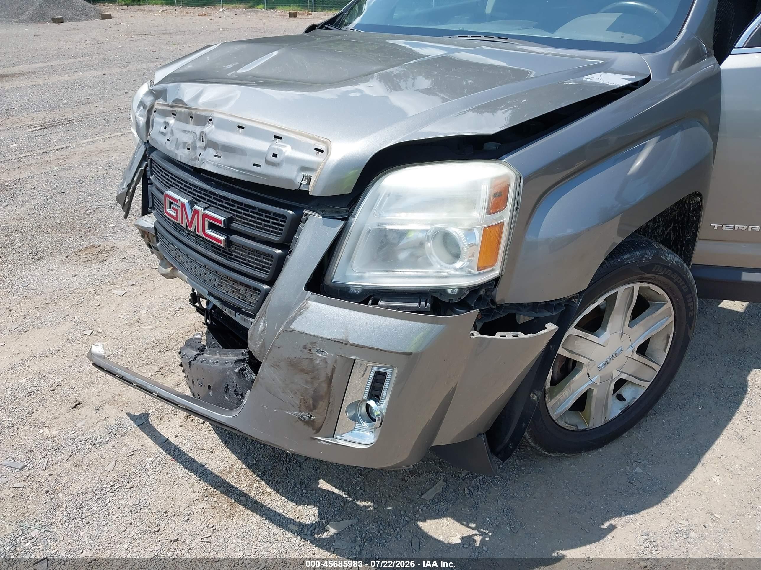 2012 Gmc Terrain Sle-2 Gray vin: 2GKFLTE57C6278272