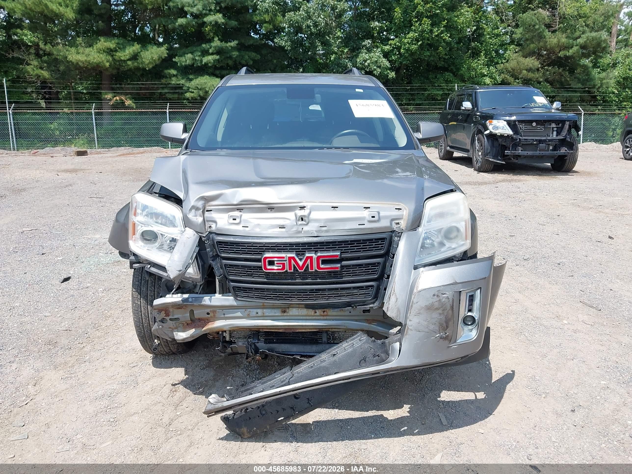2012 Gmc Terrain Sle-2 Gray vin: 2GKFLTE57C6278272