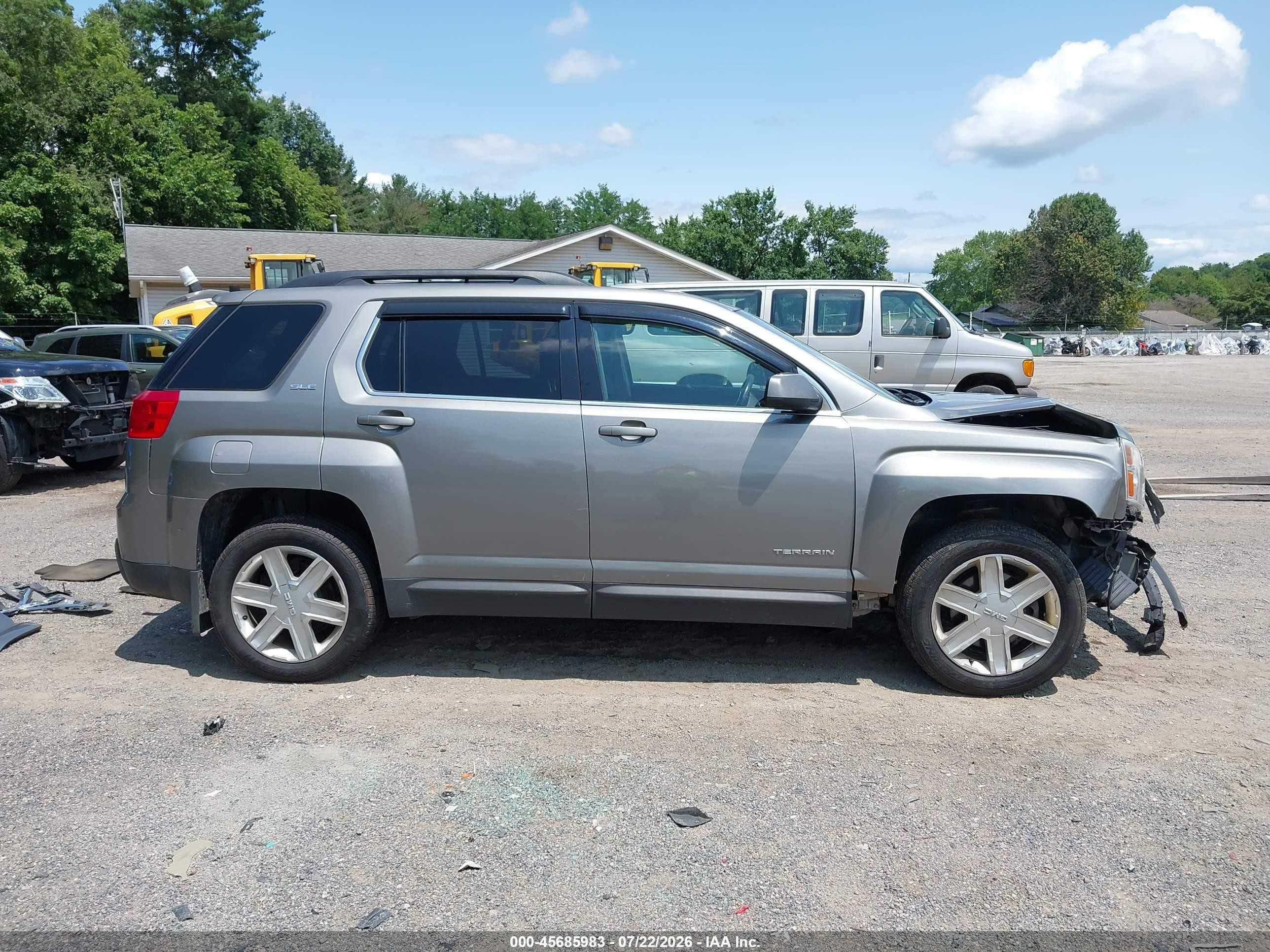 2012 Gmc Terrain Sle-2 Gray vin: 2GKFLTE57C6278272
