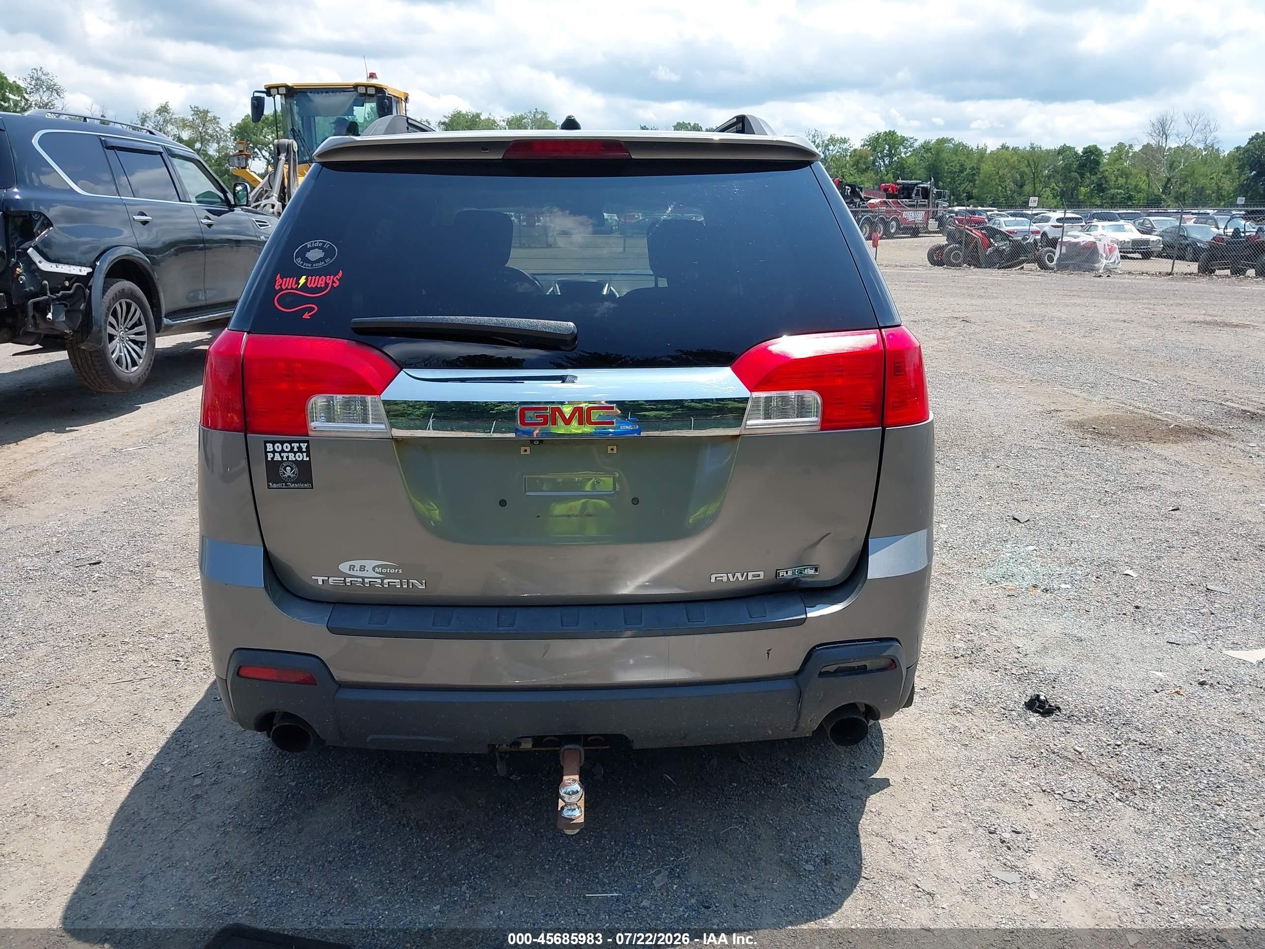 2012 Gmc Terrain Sle-2 Gray vin: 2GKFLTE57C6278272