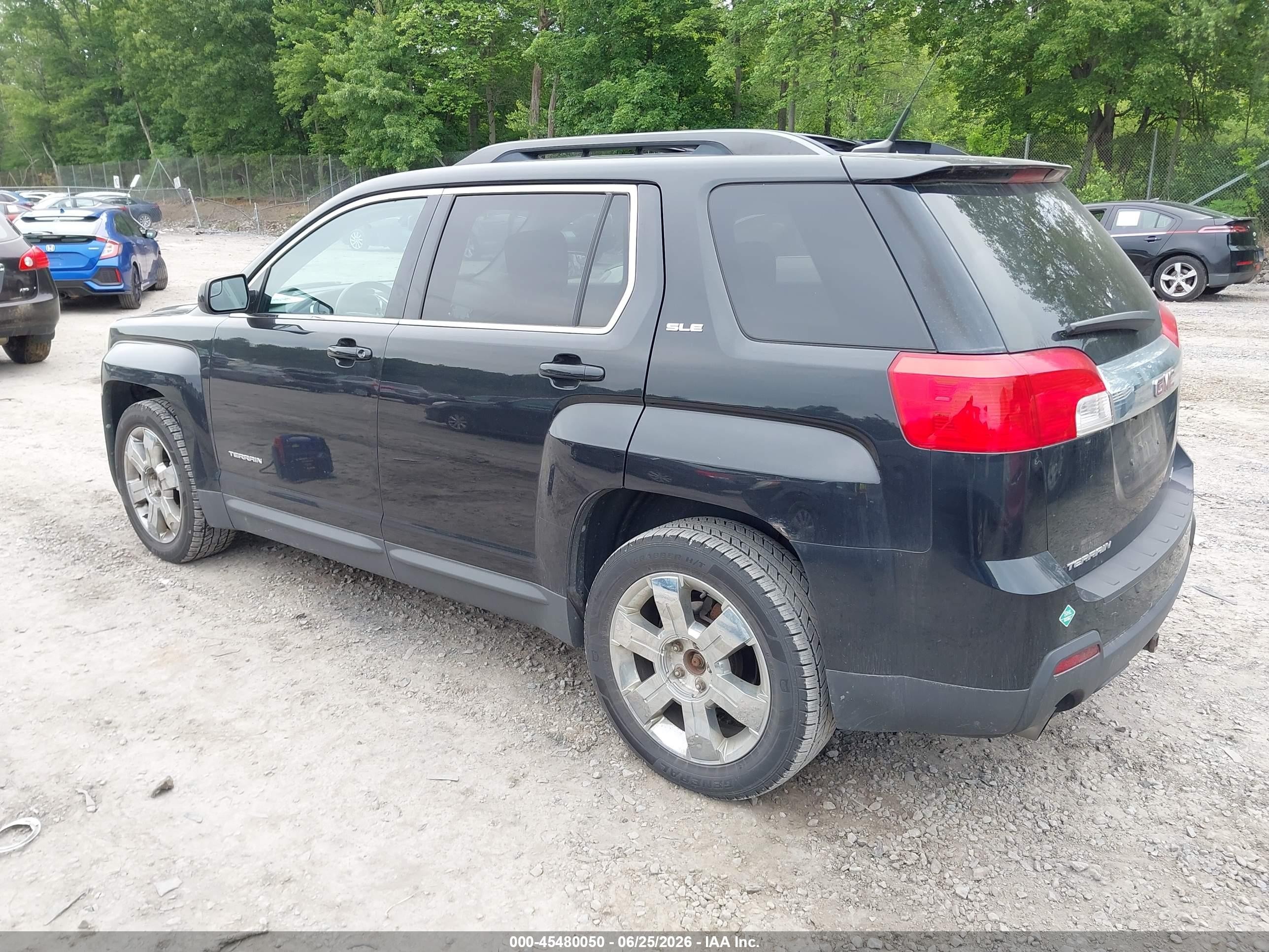 2012 Gmc Terrain Sle-2 Черный vin: 2GKFLTE5XC6258422