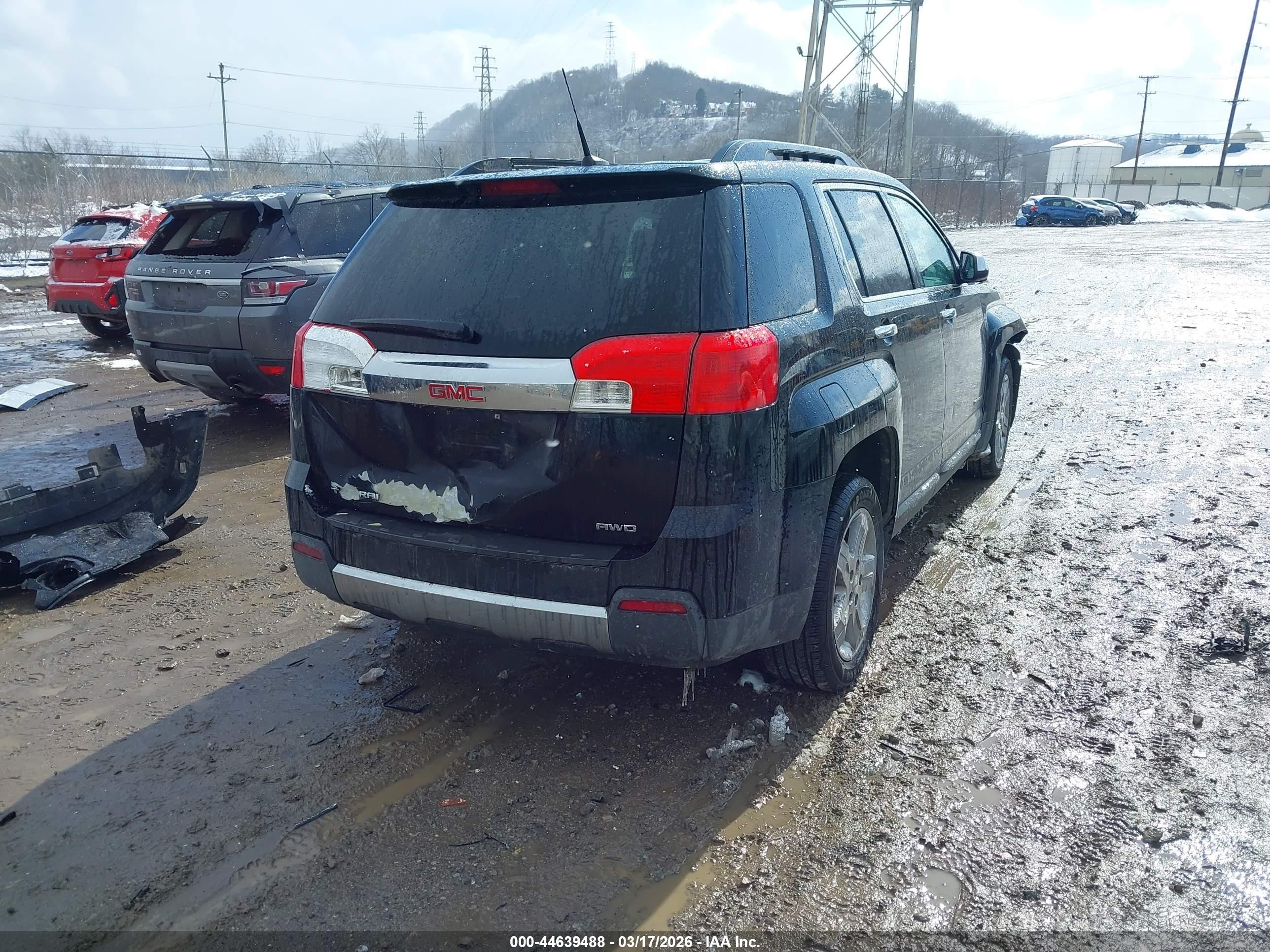 2012 Gmc Terrain Sle-2 Blue vin: 2GKFLTEK0C6124623