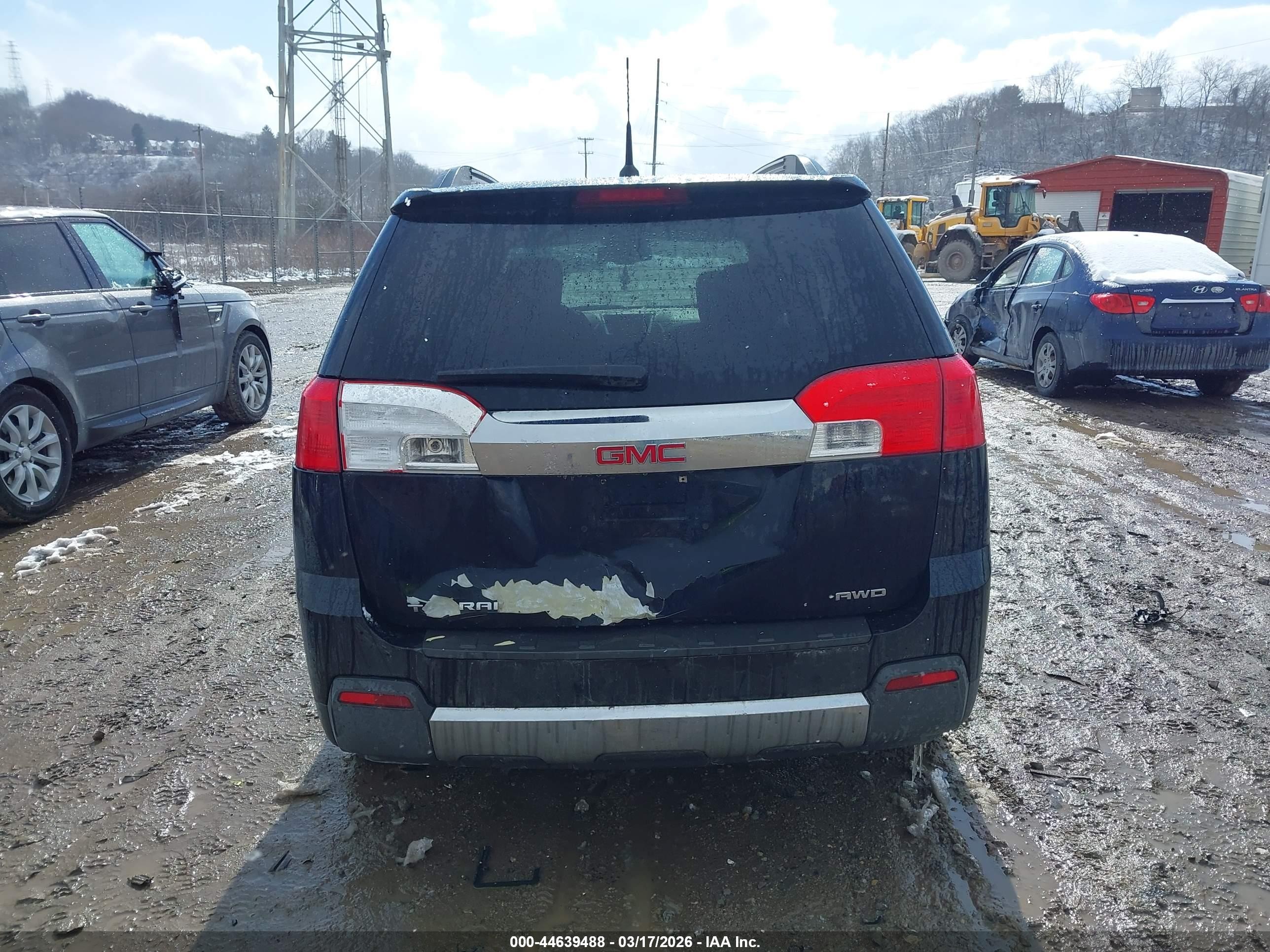 2012 Gmc Terrain Sle-2 Blue vin: 2GKFLTEK0C6124623