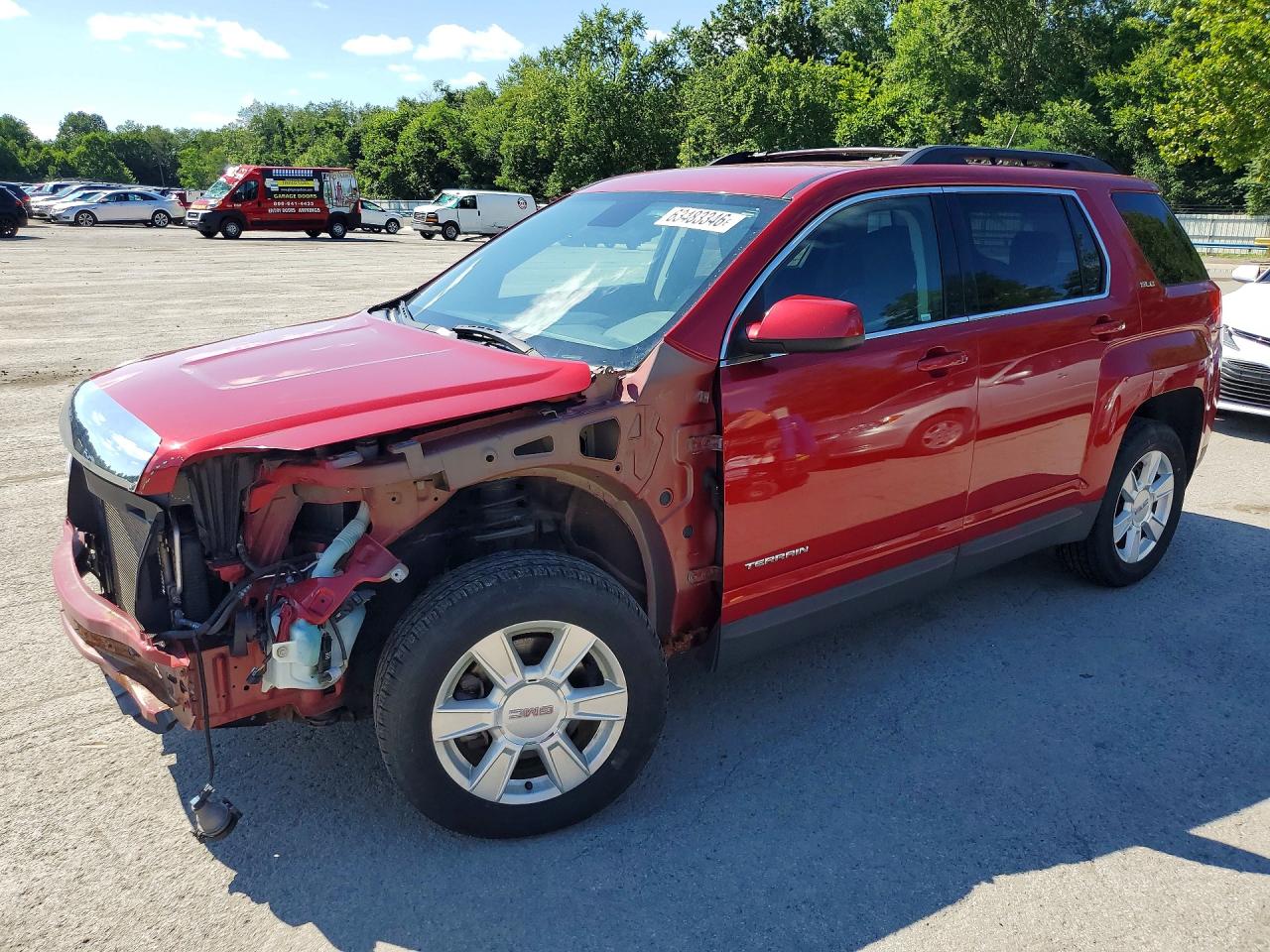 2013 Gmc Terrain Sle Red vin: 2GKFLTEK0D6164881