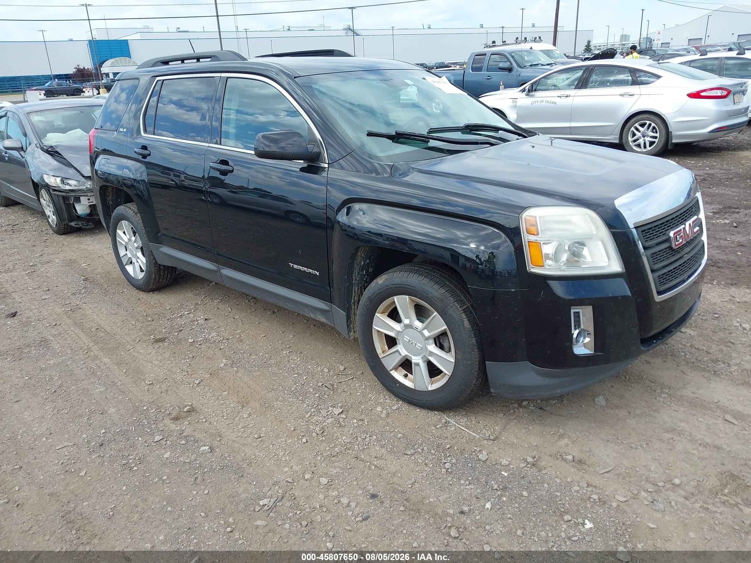 2013 Gmc Terrain Sle-2 Black vin: 2GKFLTEK0D6421652