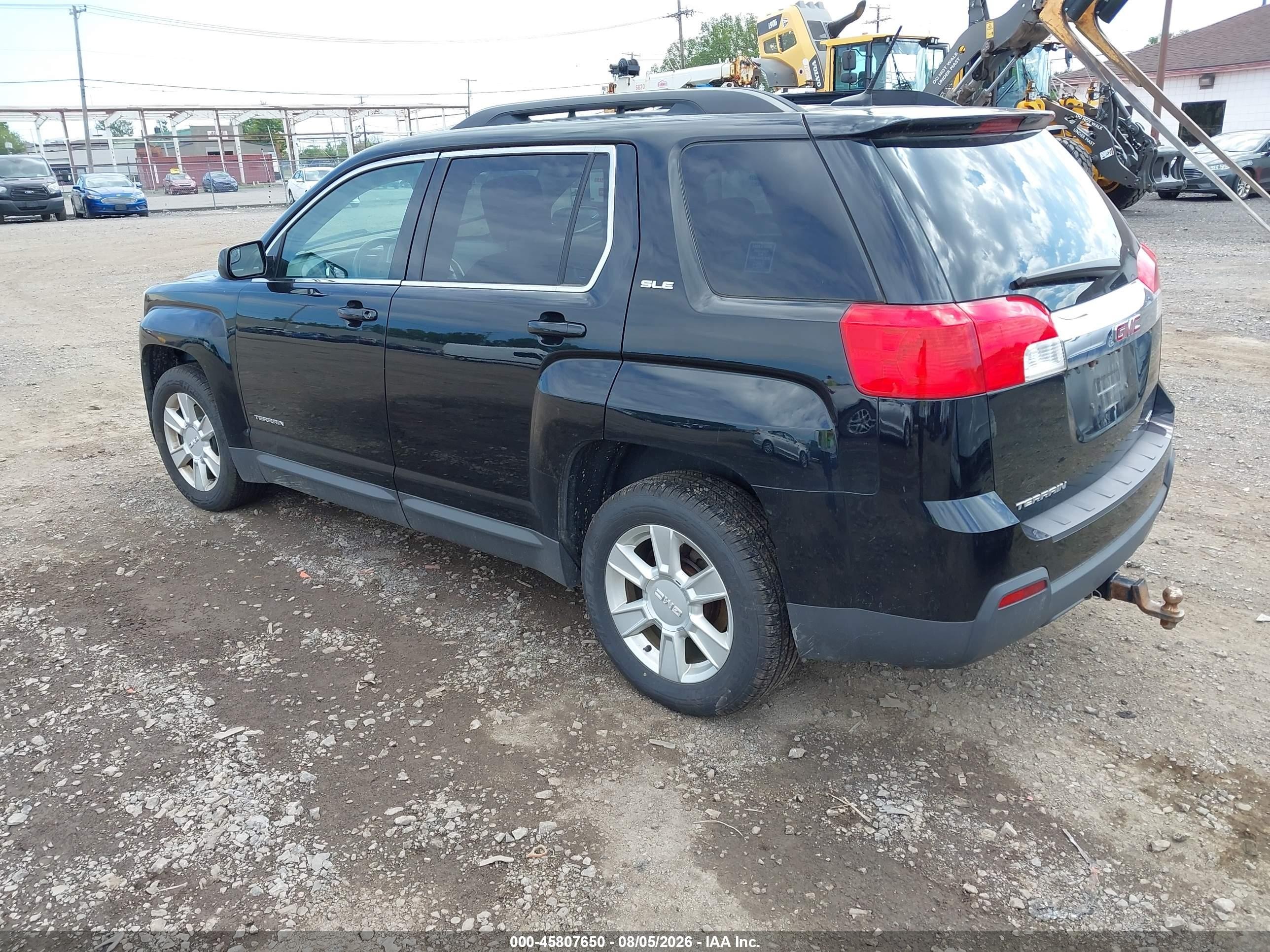 2013 Gmc Terrain Sle-2 Черный vin: 2GKFLTEK0D6421652