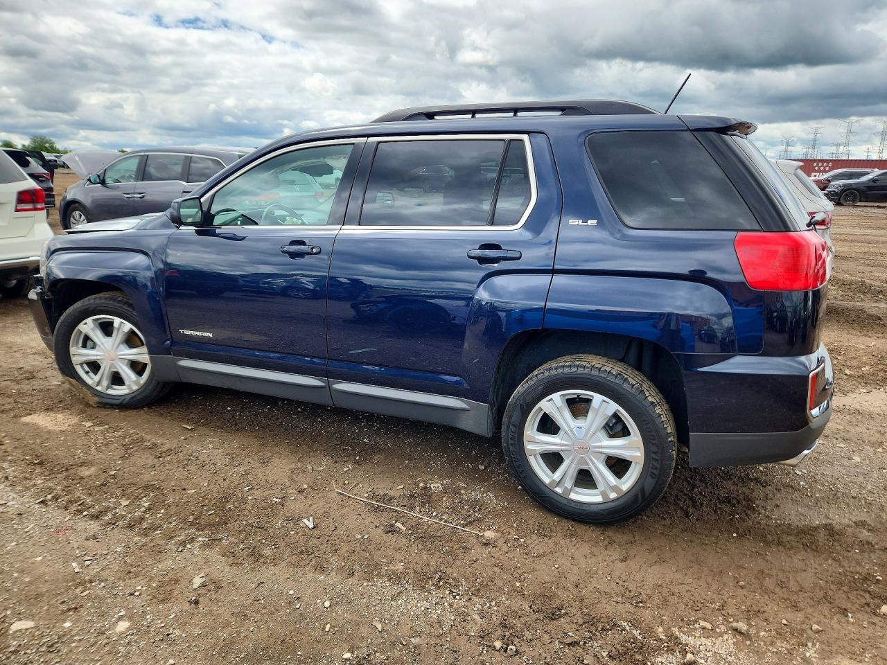 2017 Gmc Terrain Sle Blue vin: 2GKFLTEK0H6290406
