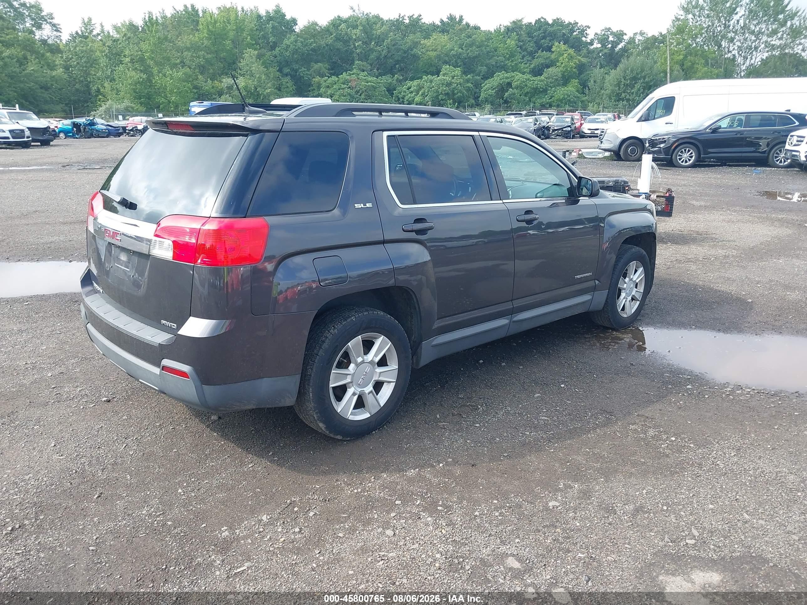2013 Gmc Terrain Sle-2 Gray vin: 2GKFLTEK1D6209259