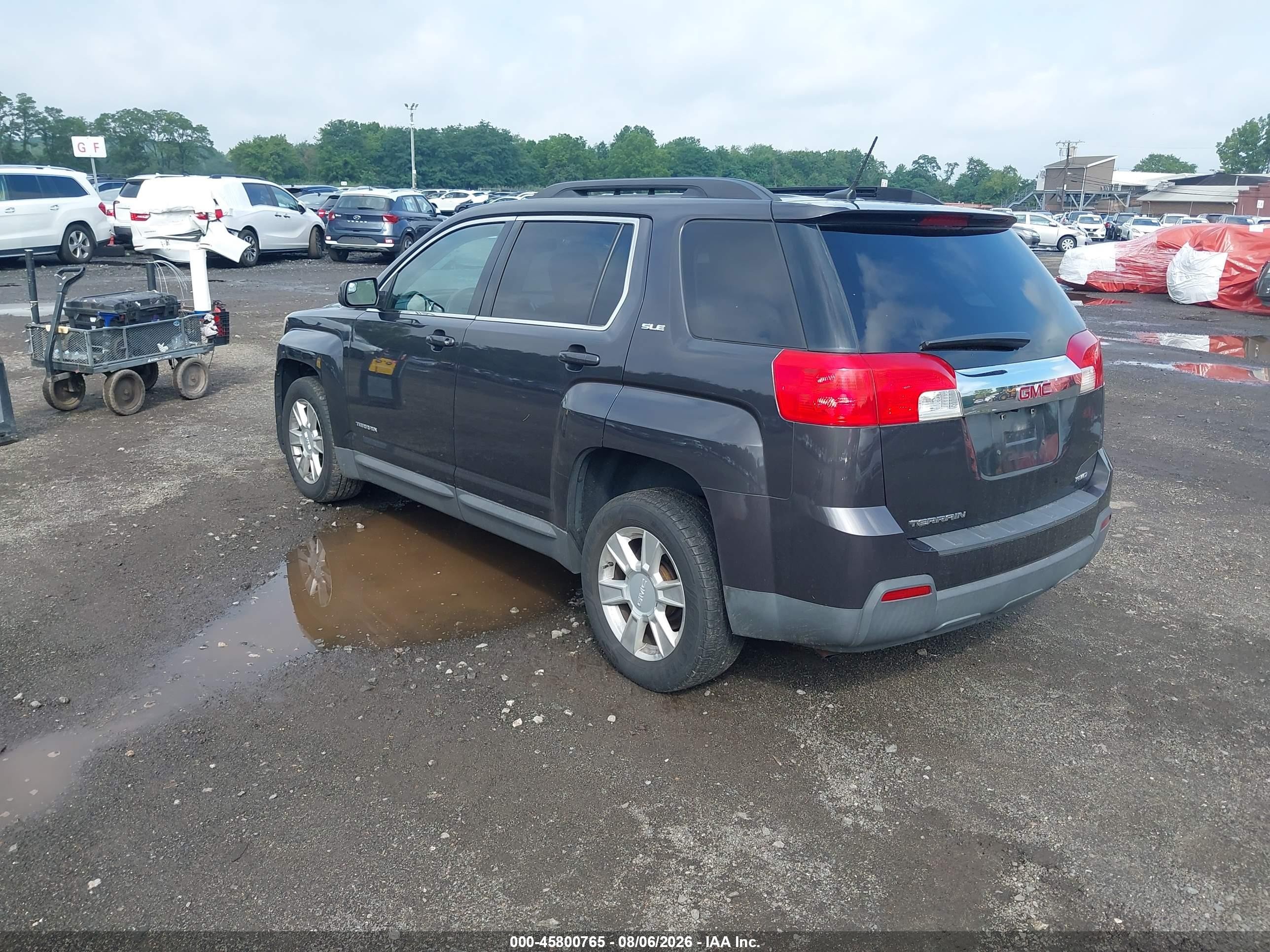 2013 Gmc Terrain Sle-2 Gray vin: 2GKFLTEK1D6209259