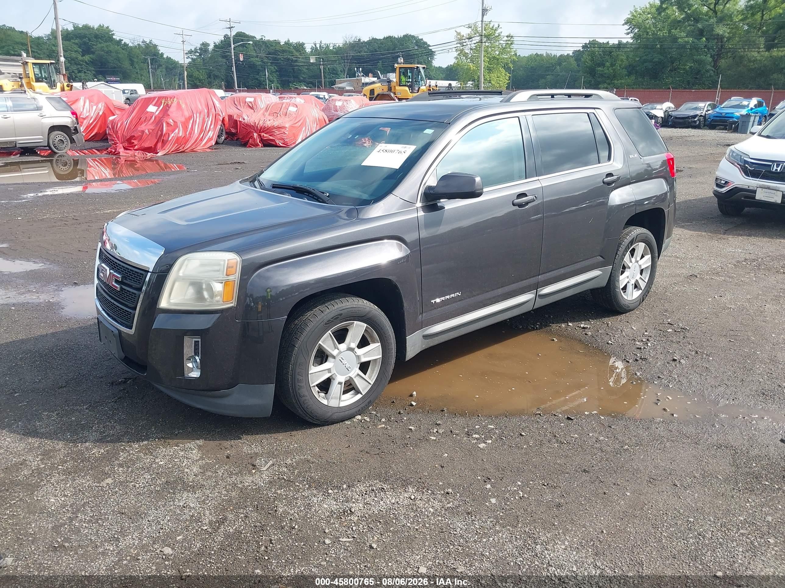 2013 Gmc Terrain Sle-2 Gray vin: 2GKFLTEK1D6209259