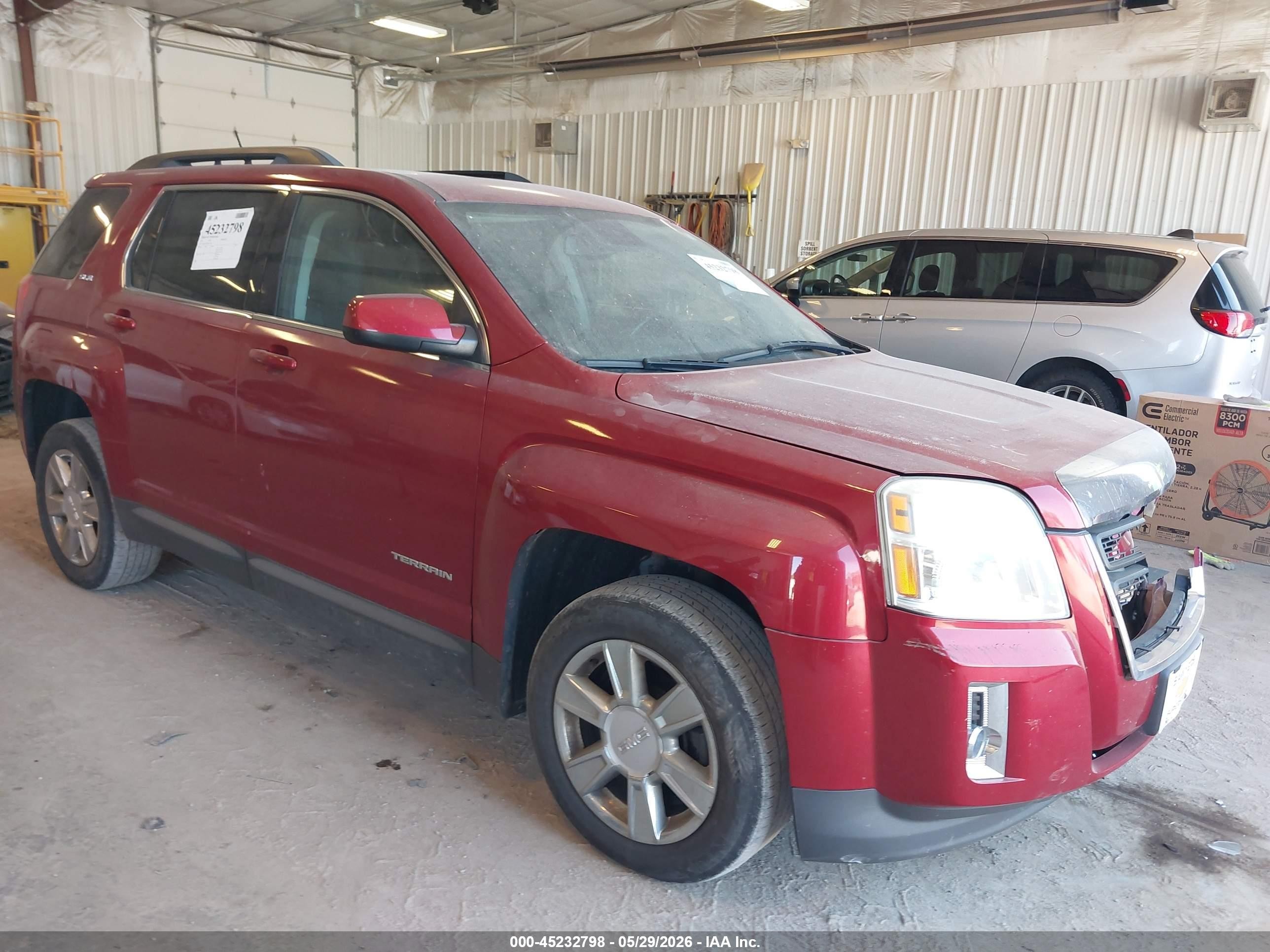 2013 Gmc Terrain Sle-2 Red vin: 2GKFLTEK1D6357556