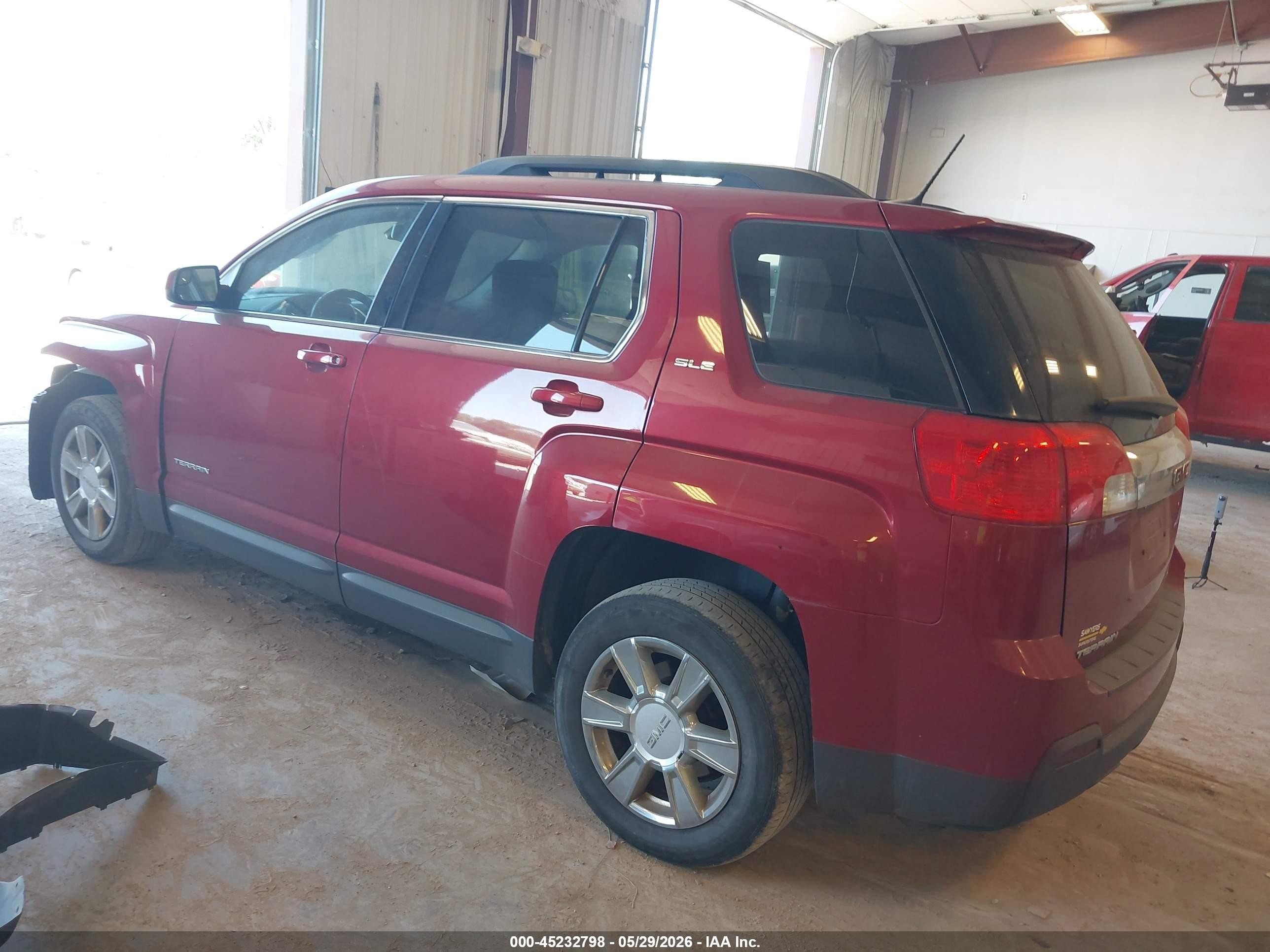 2013 Gmc Terrain Sle-2 Red vin: 2GKFLTEK1D6357556
