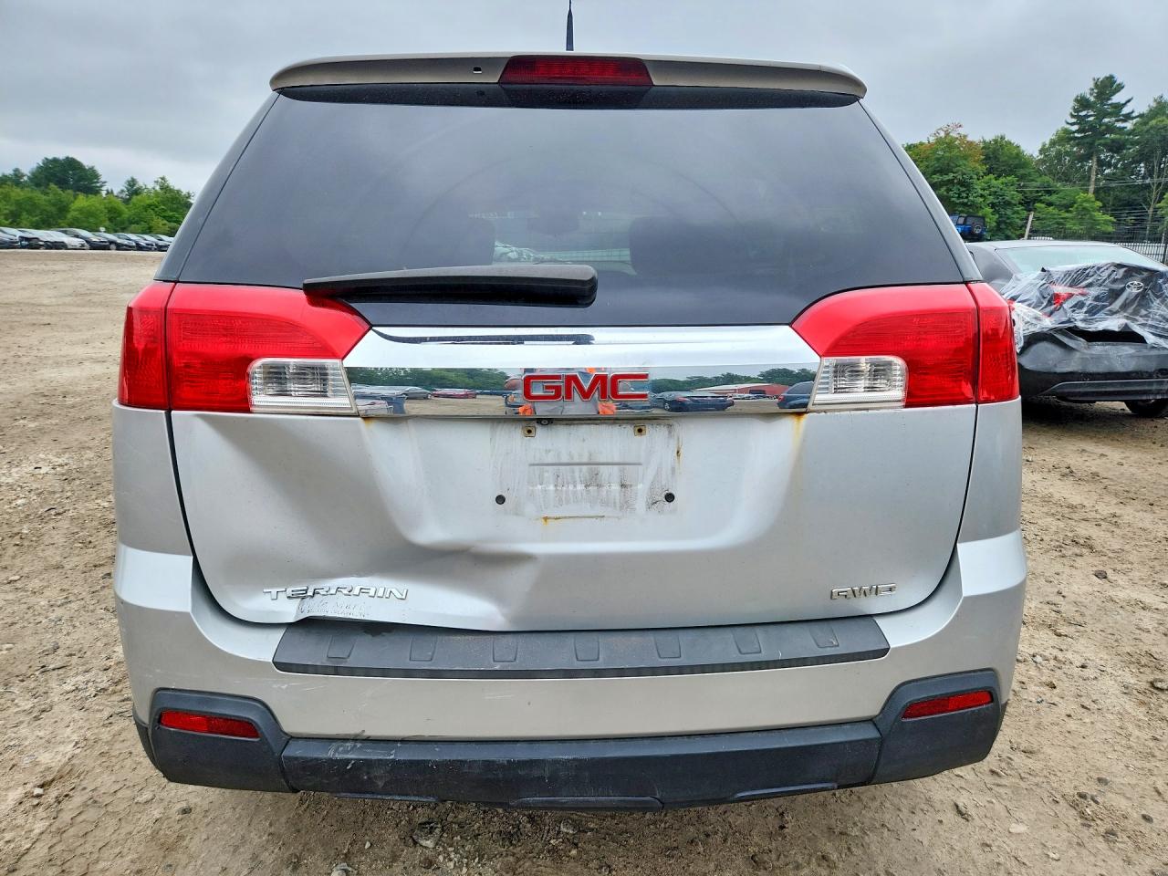 2012 Gmc Terrain Sle Silver vin: 2GKFLTEK2C6103837