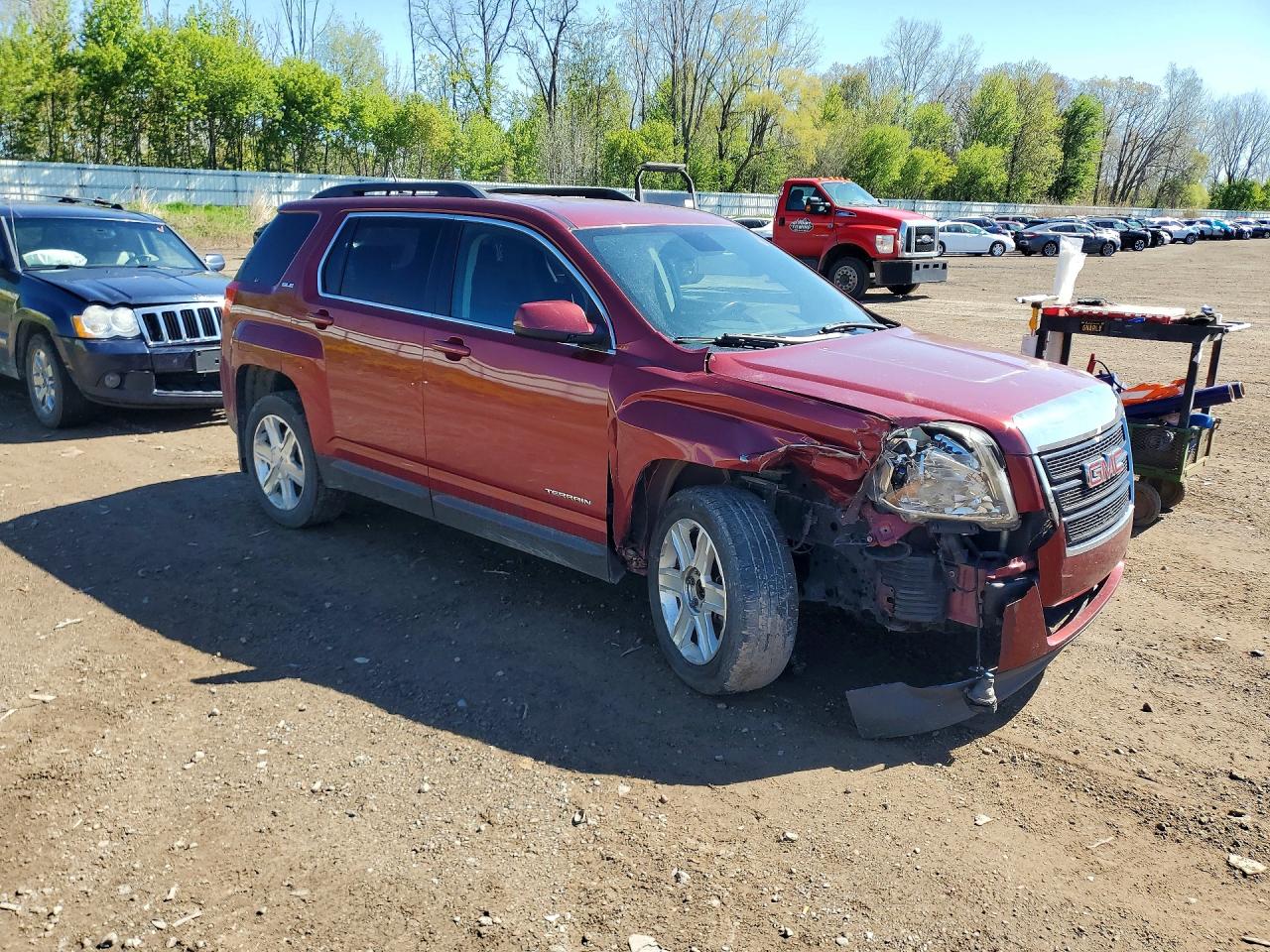 2012 Gmc Terrain Sle Burgundy vin: 2GKFLTEK2C6213917