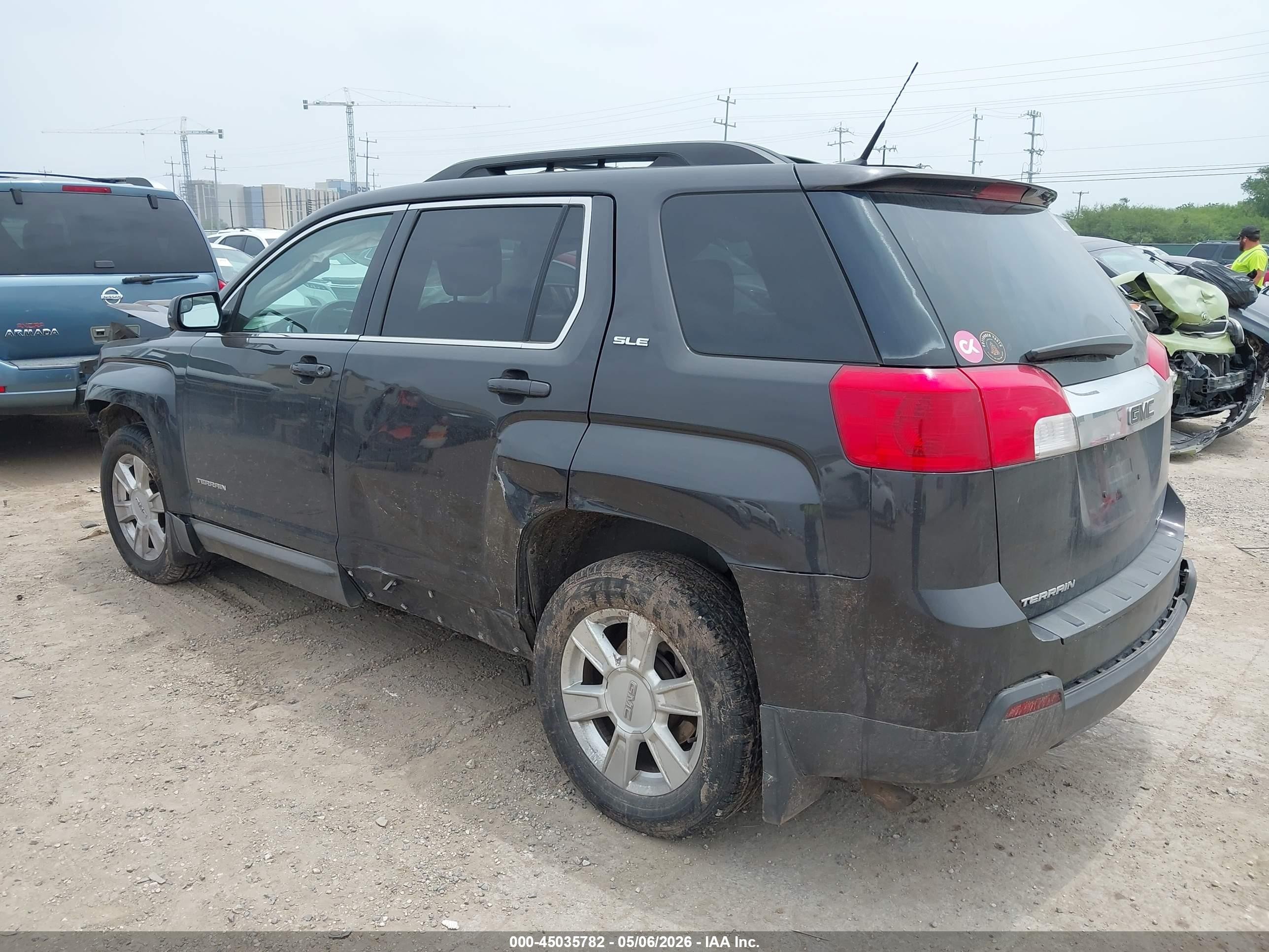 2013 Gmc Terrain Sle-2 Черный vin: 2GKFLTEK2D6115911