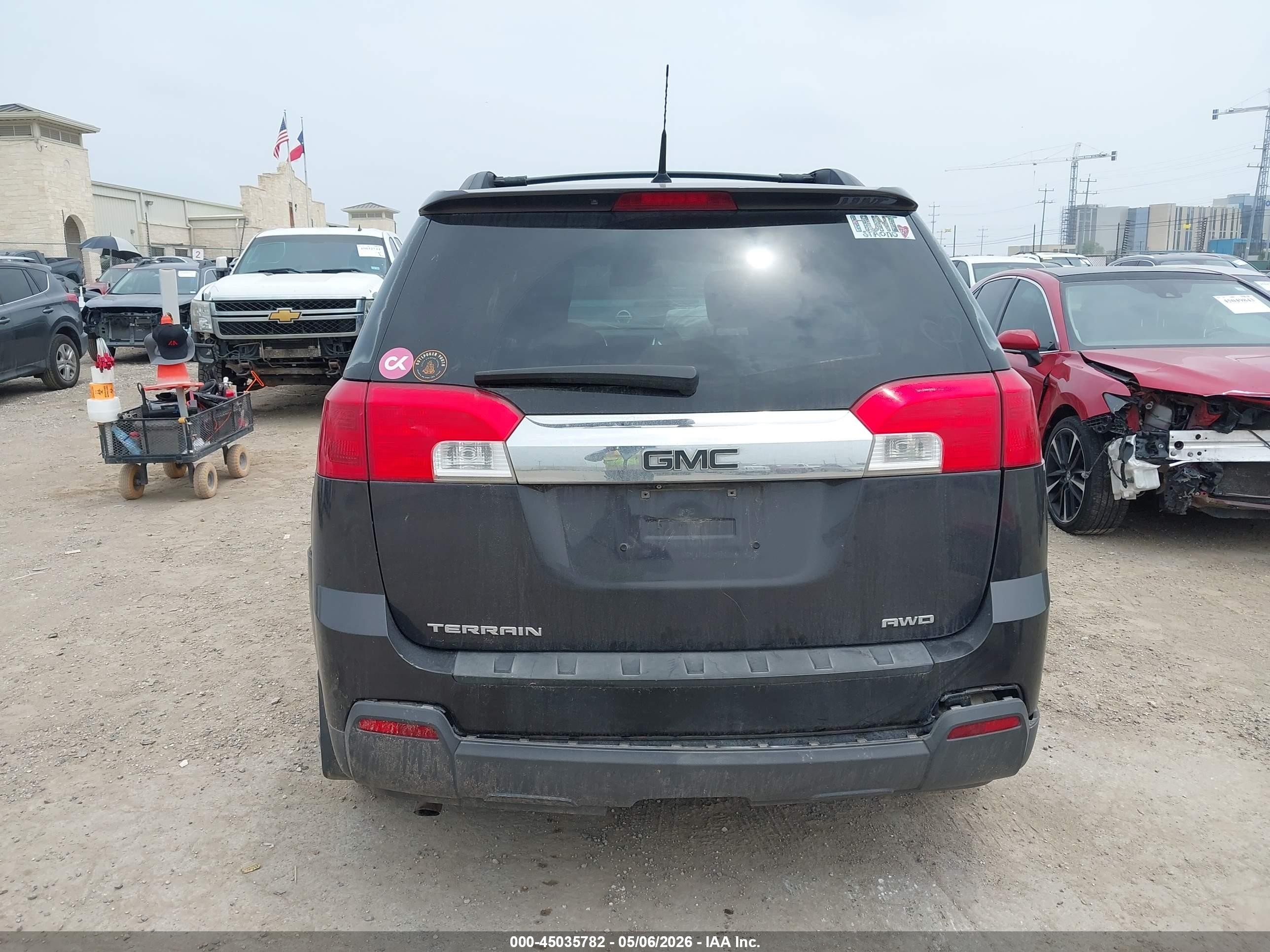 2013 Gmc Terrain Sle-2 Черный vin: 2GKFLTEK2D6115911