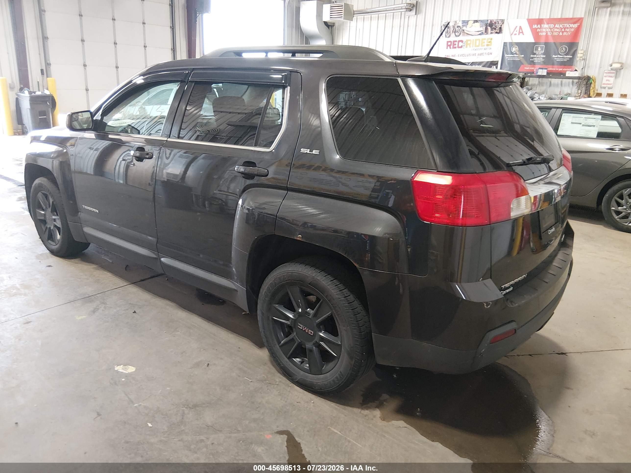 2013 Gmc Terrain Sle-2 Black vin: 2GKFLTEK2D6175817