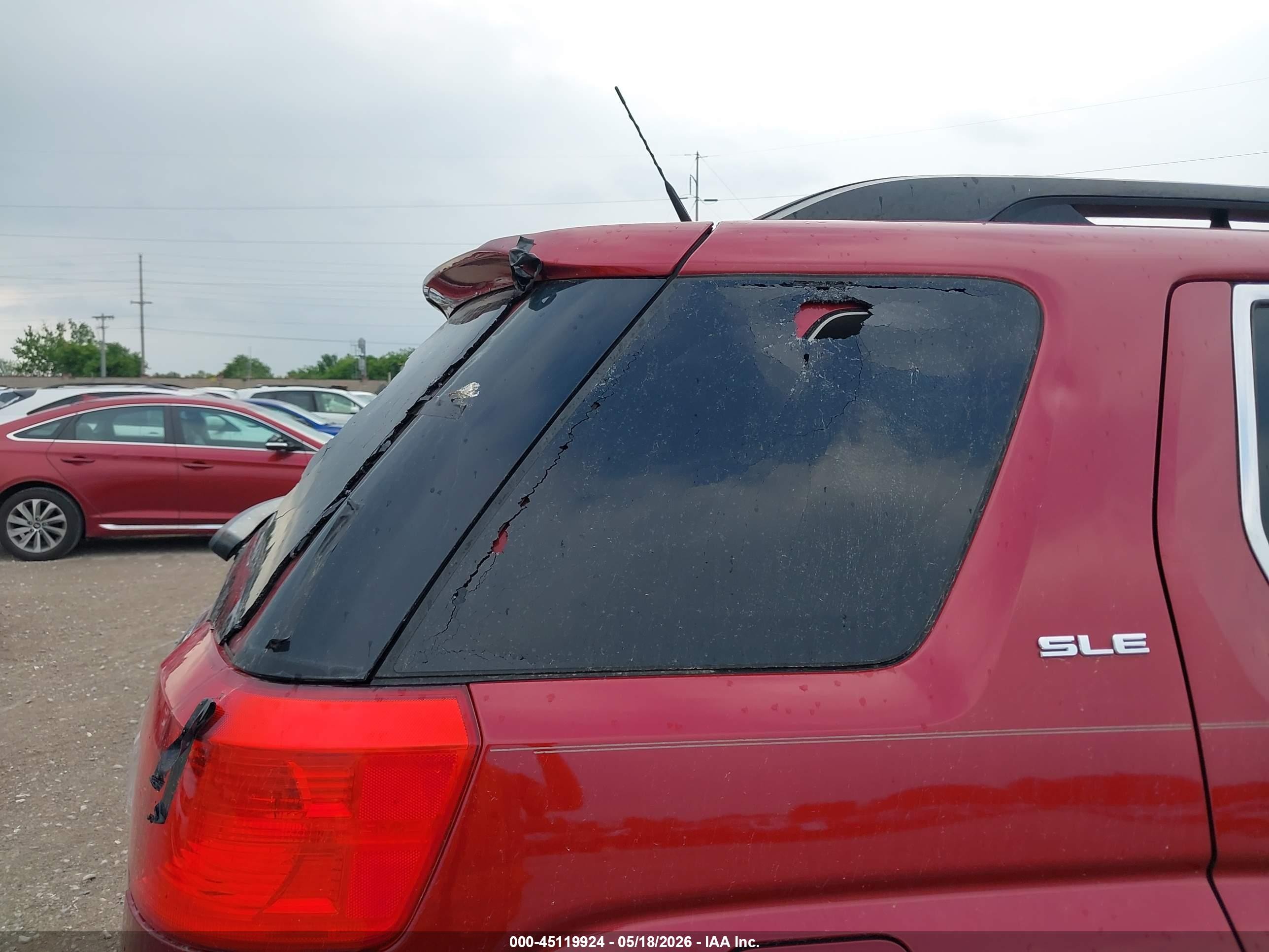 2013 Gmc Terrain Sle-2 Red vin: 2GKFLTEK2D6187675