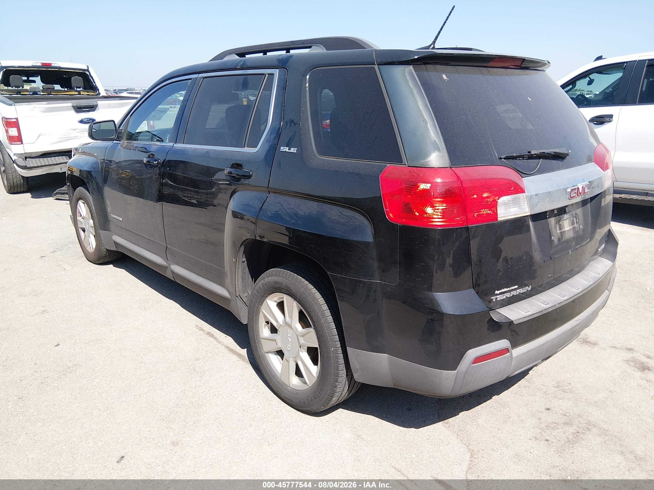 2013 Gmc Terrain Sle-2 Black vin: 2GKFLTEK2D6230217