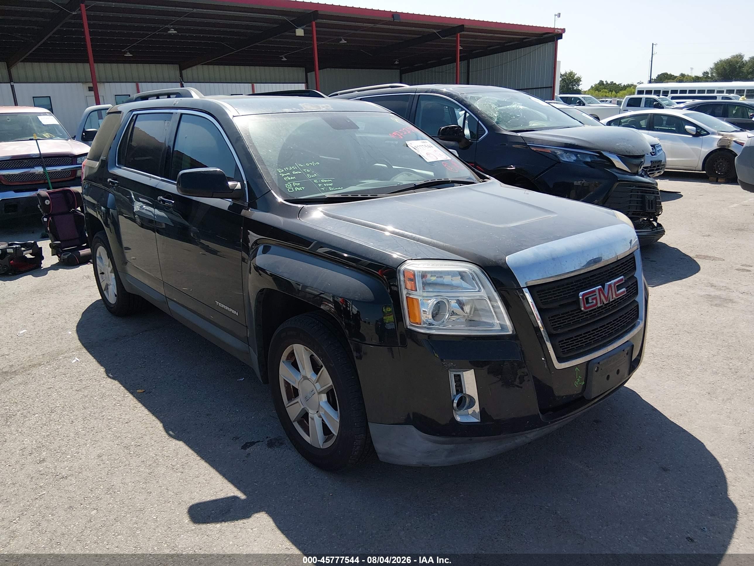 2013 Gmc Terrain Sle-2 Black vin: 2GKFLTEK2D6230217