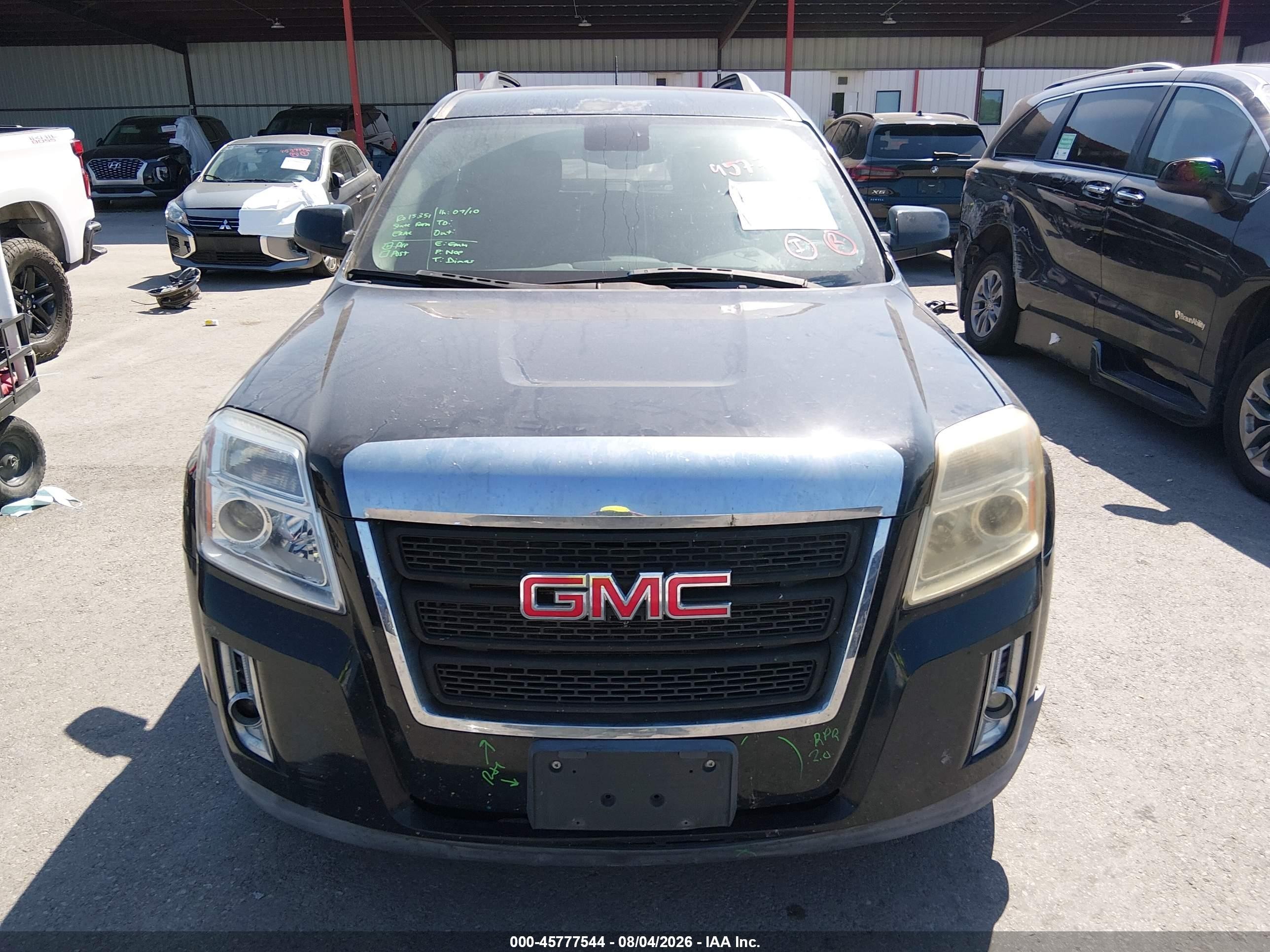 2013 Gmc Terrain Sle-2 Black vin: 2GKFLTEK2D6230217