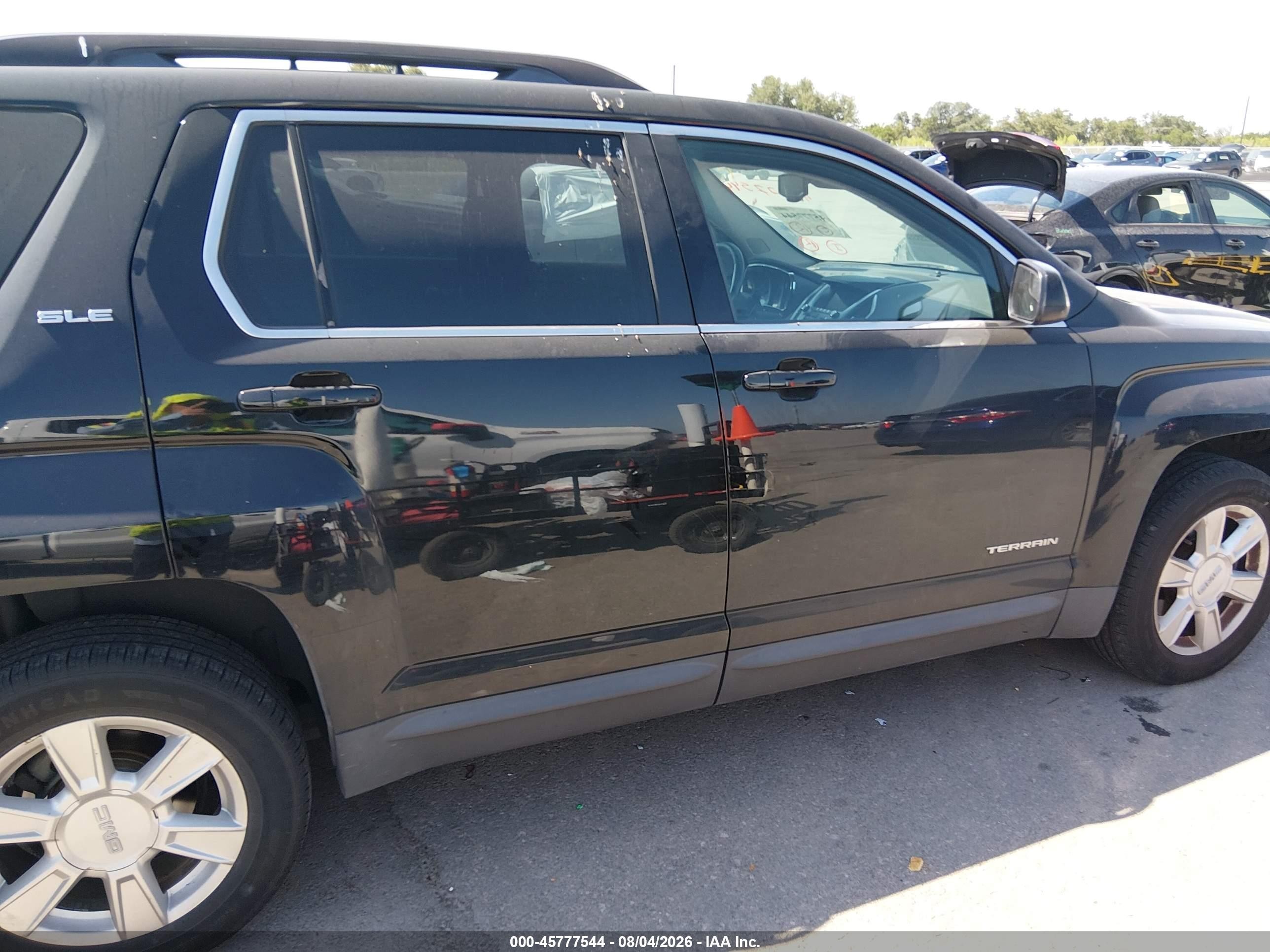 2013 Gmc Terrain Sle-2 Black vin: 2GKFLTEK2D6230217