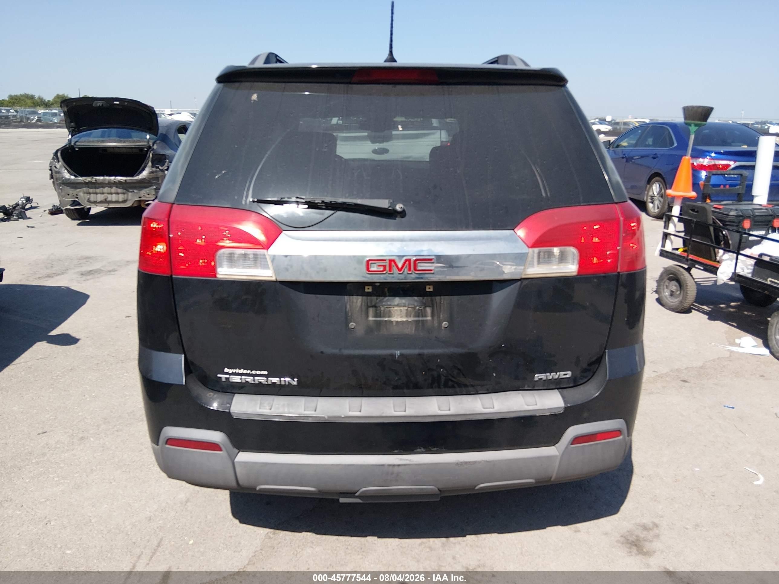 2013 Gmc Terrain Sle-2 Black vin: 2GKFLTEK2D6230217