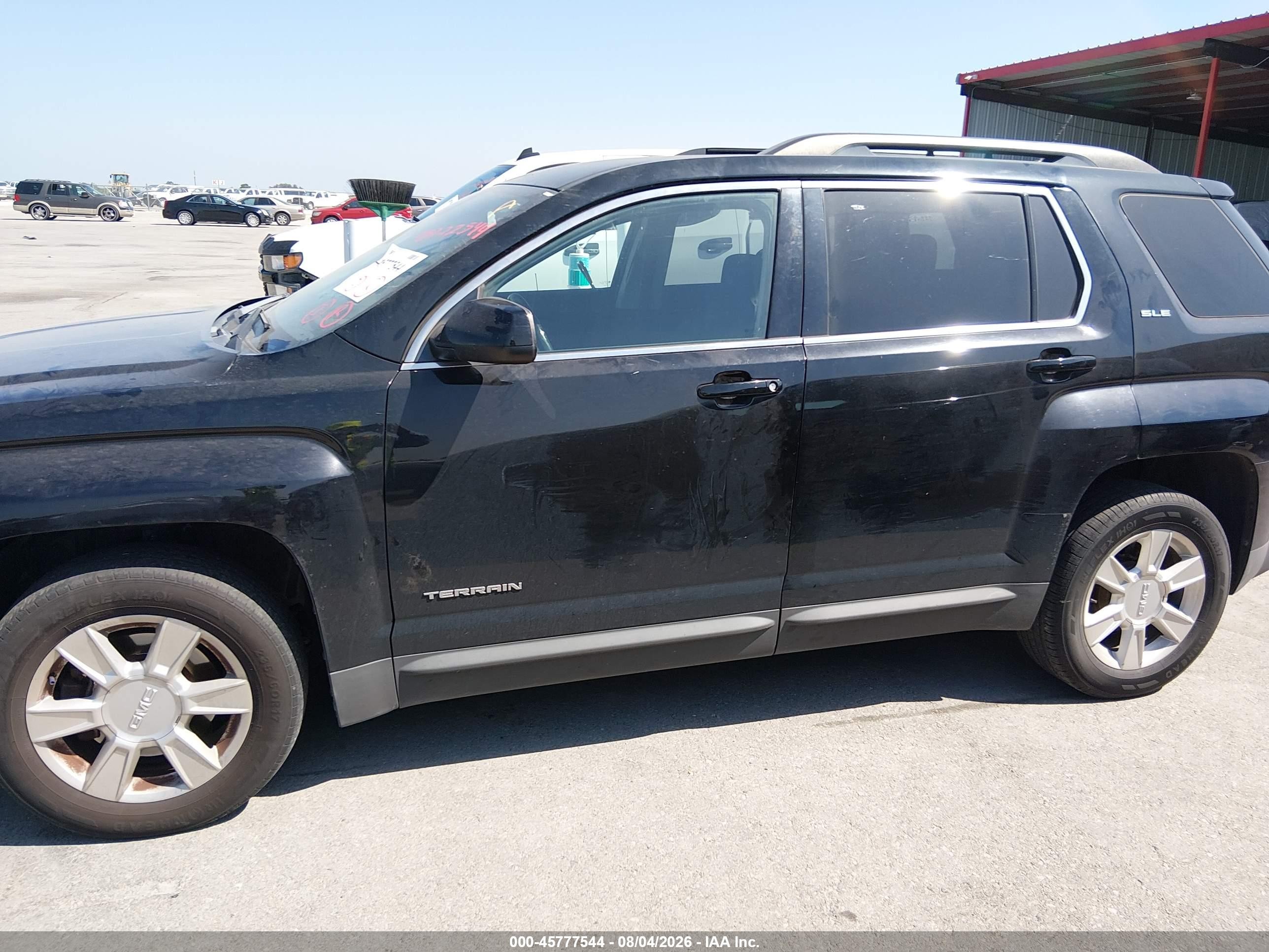2013 Gmc Terrain Sle-2 Black vin: 2GKFLTEK2D6230217