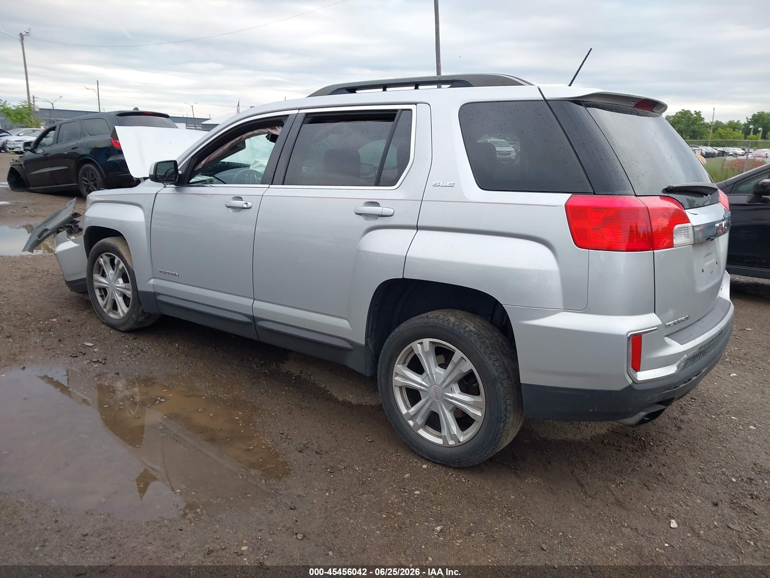 2017 Gmc Terrain Sle-2 Silver vin: 2GKFLTEK2H6292688