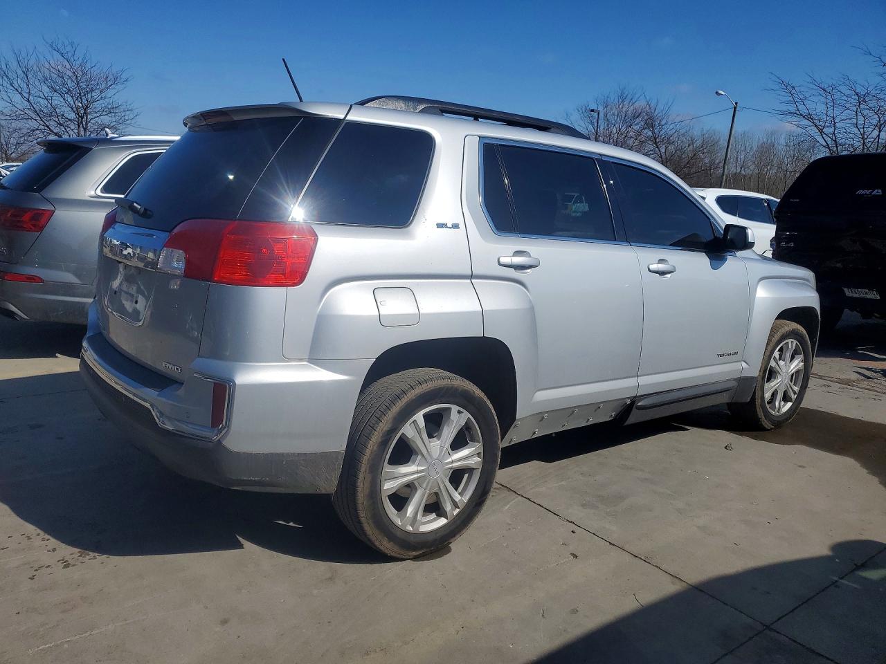 2017 Gmc Terrain Sle Silver vin: 2GKFLTEK2H6330579