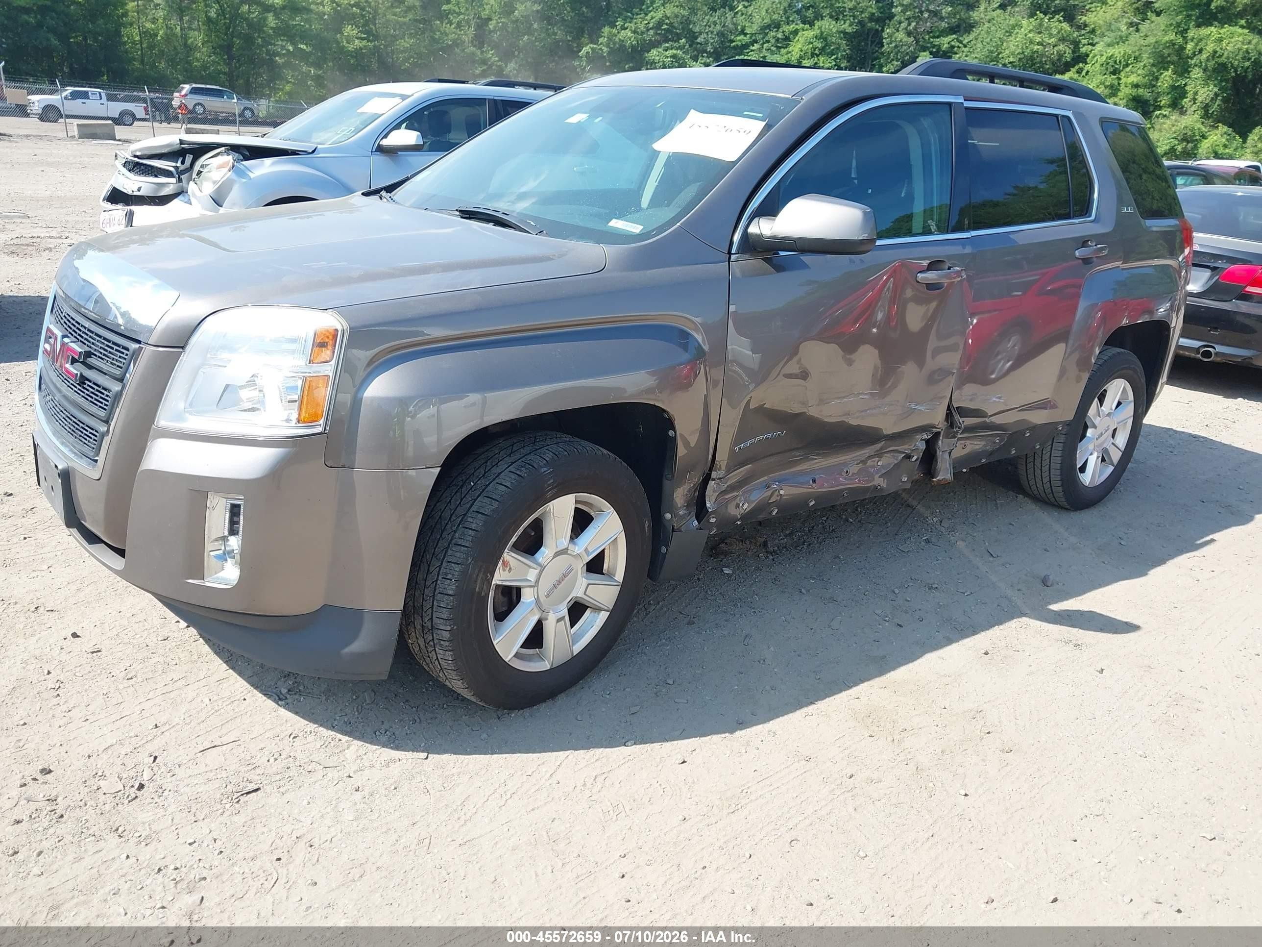 2012 Gmc Terrain Sle-2 Коричневый vin: 2GKFLTEK3C6263421