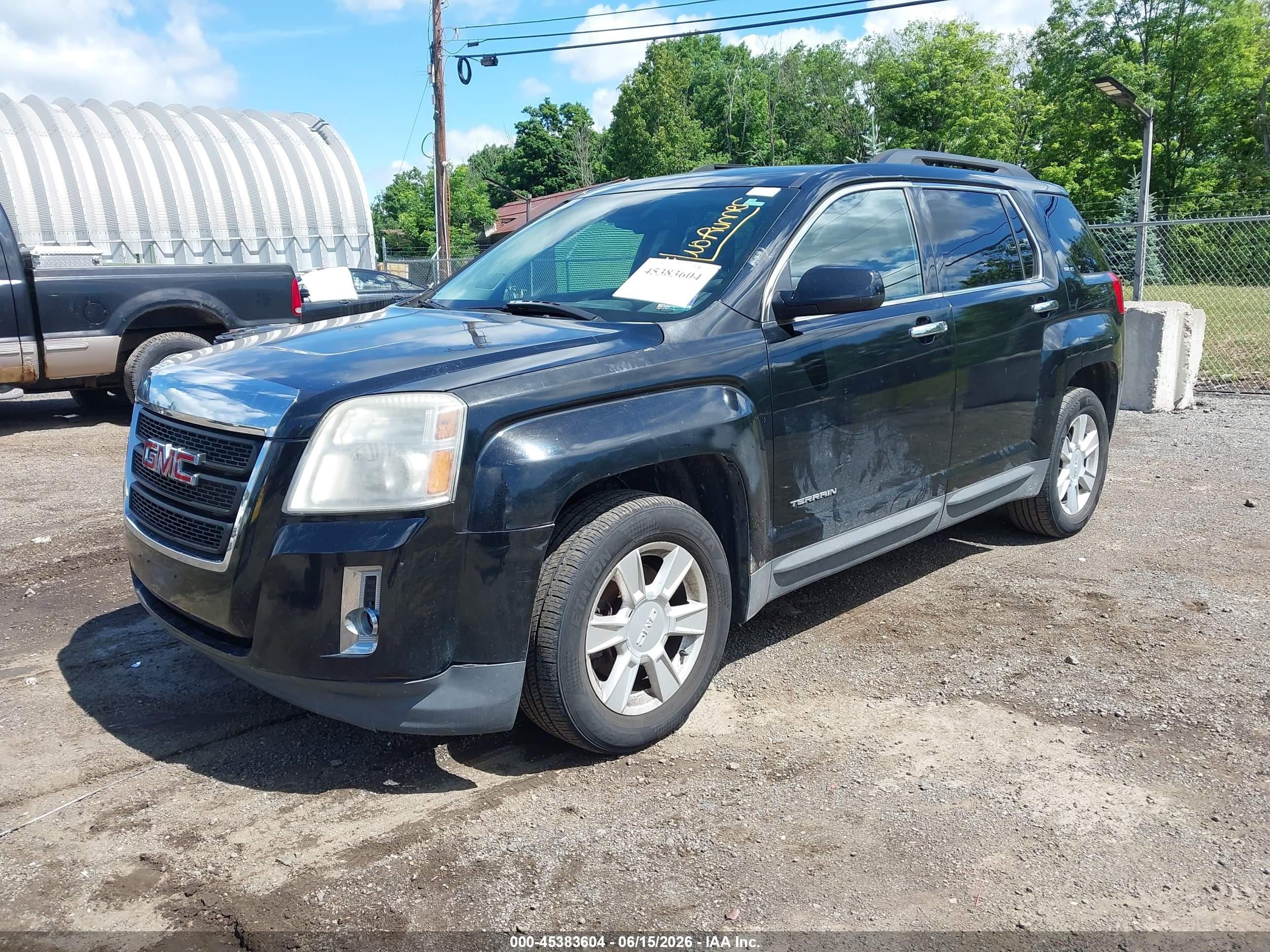 2013 Gmc Terrain Sle-2 Black vin: 2GKFLTEK3D6241808