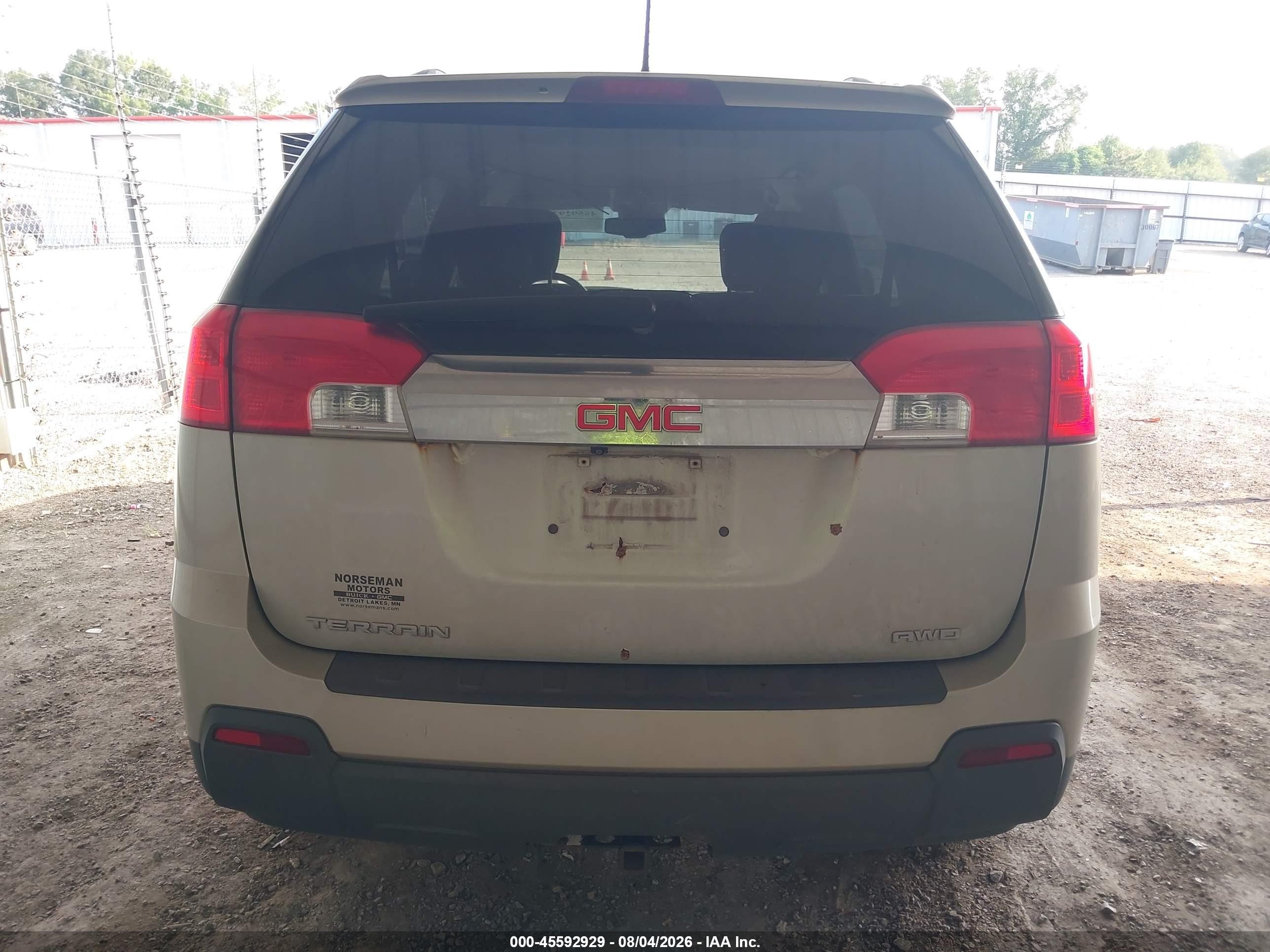 2013 Gmc Terrain Sle-2 Tan vin: 2GKFLTEK3D6319262