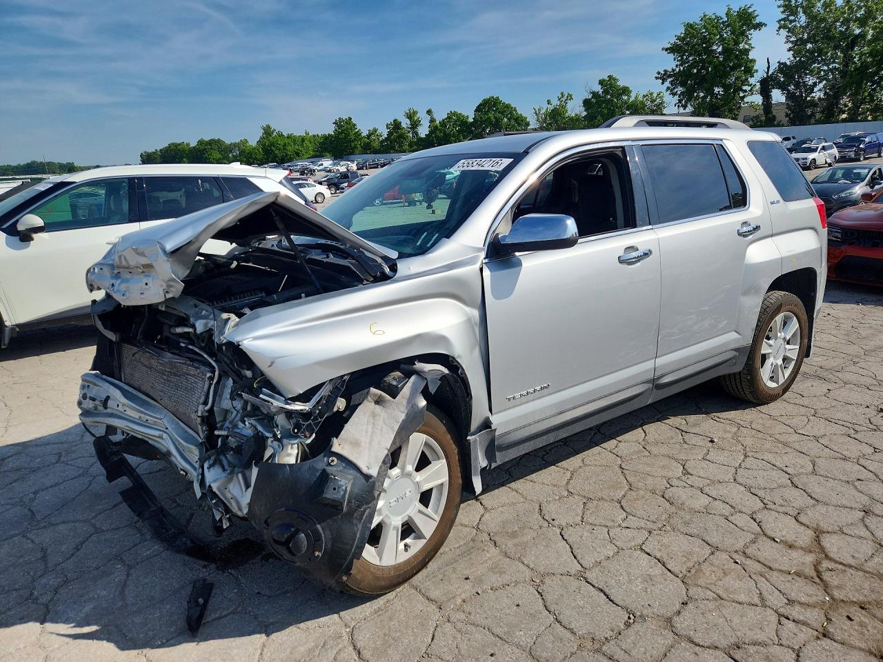 2012 Gmc Terrain Sle Silver vin: 2GKFLTEK4C6193489