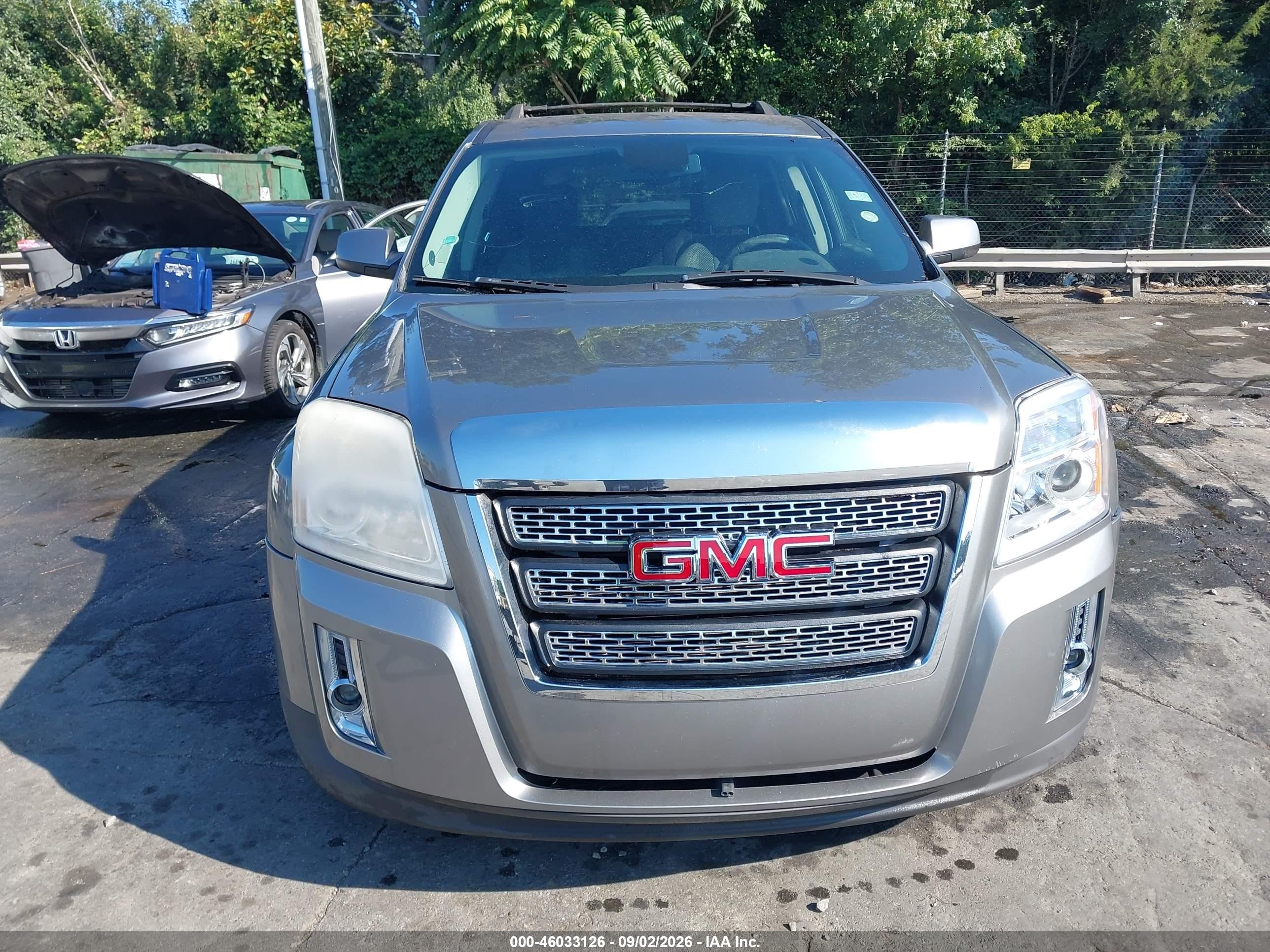 2012 Gmc Terrain Sle-2 Gray vin: 2GKFLTEK4C6377055