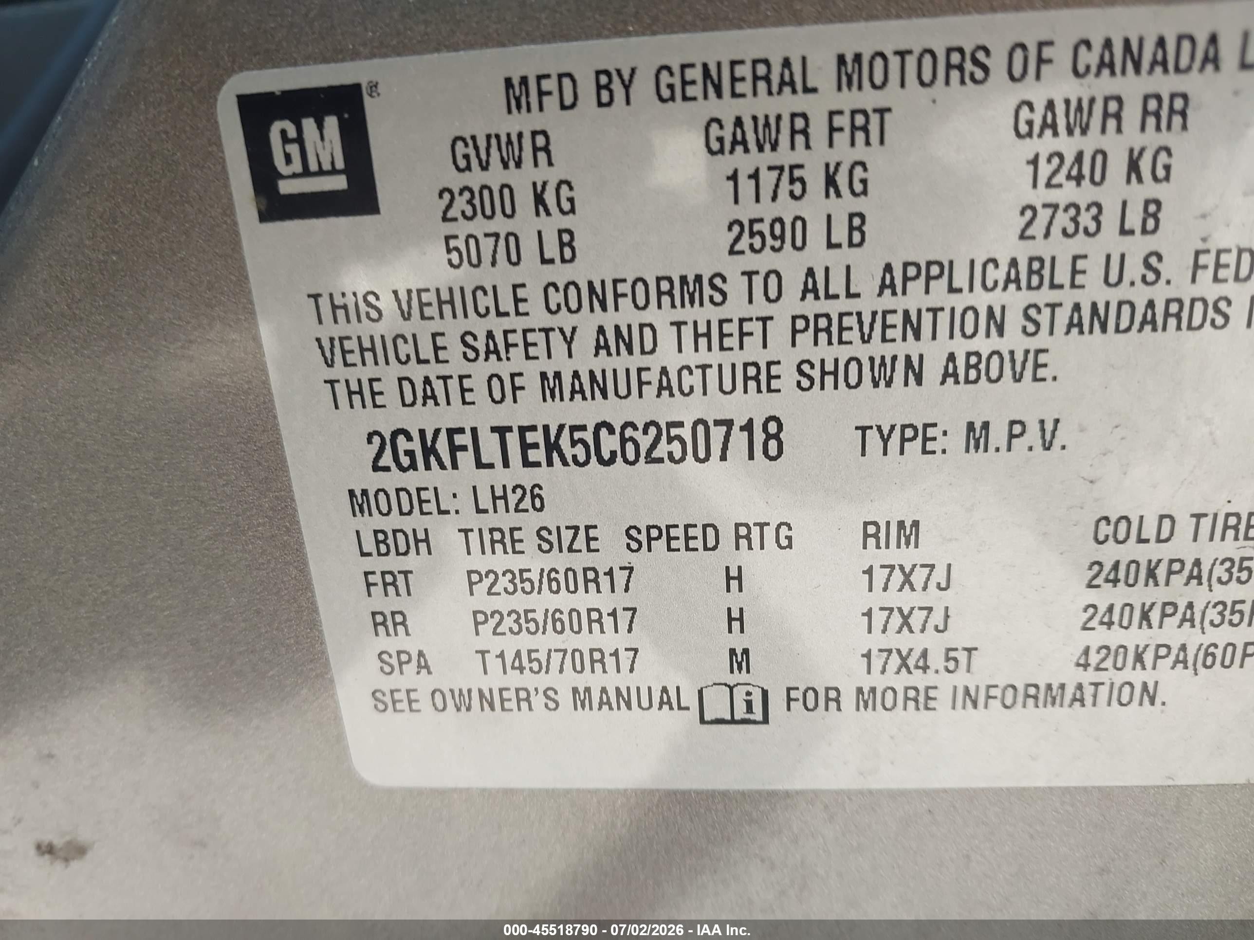 2012 Gmc Terrain Sle-2 Коричневый vin: 2GKFLTEK5C6250718