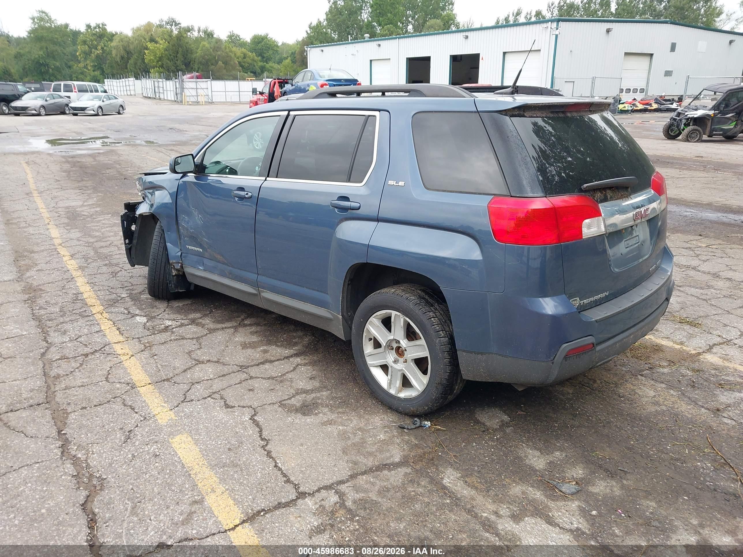 2012 Gmc Terrain Sle-2 Blue vin: 2GKFLTEK6C6158047
