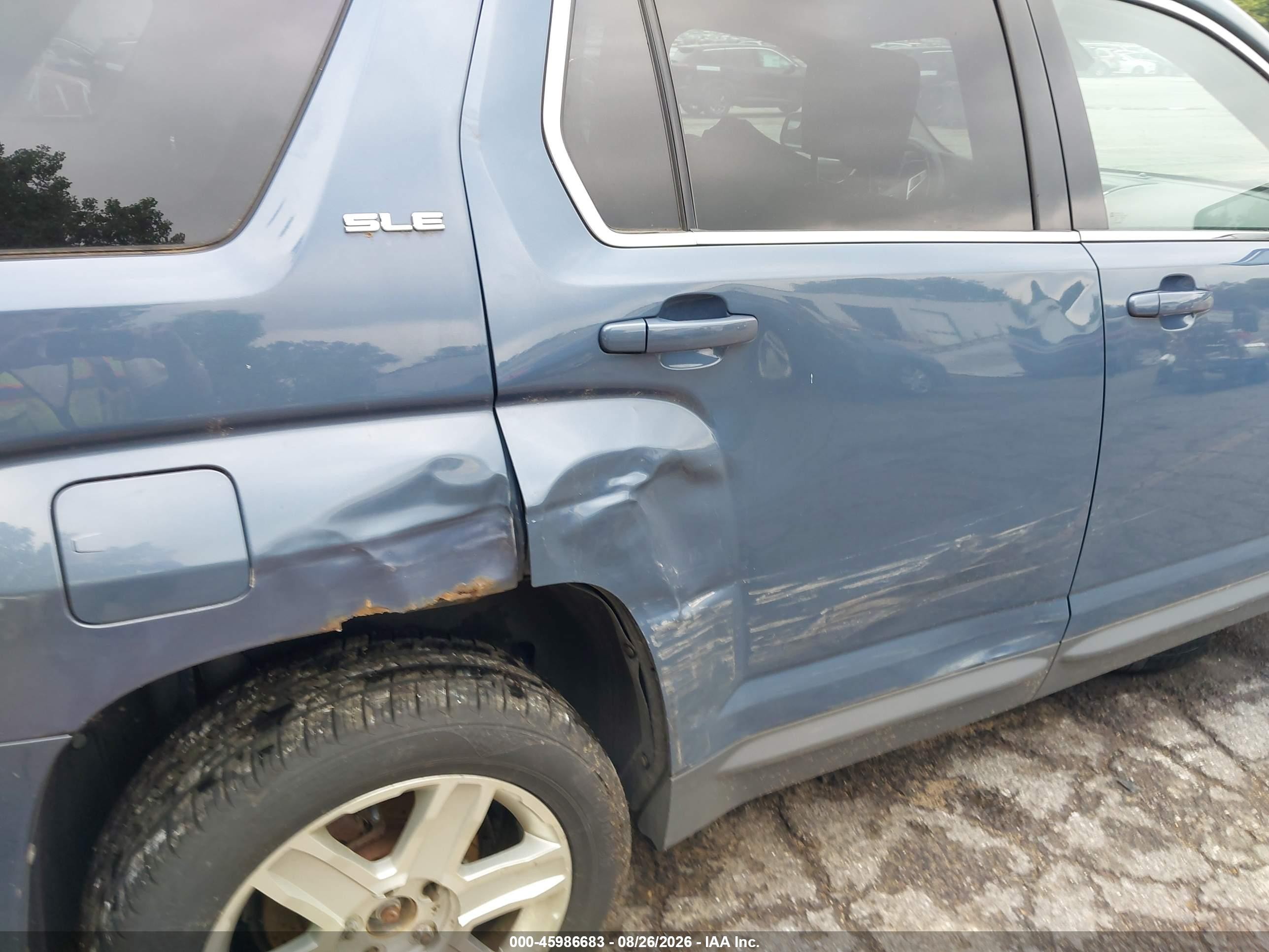 2012 Gmc Terrain Sle-2 Blue vin: 2GKFLTEK6C6158047