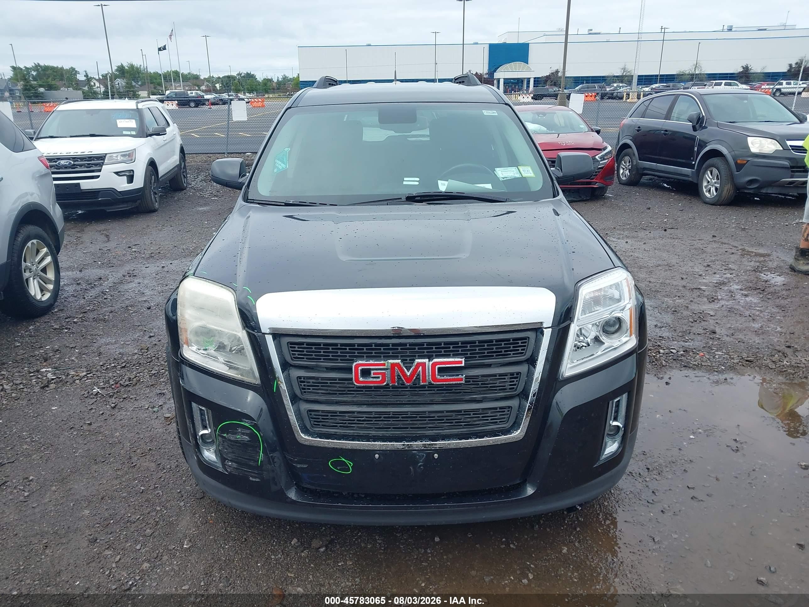 2012 Gmc Terrain Sle-2 Black vin: 2GKFLTEK6C6188052