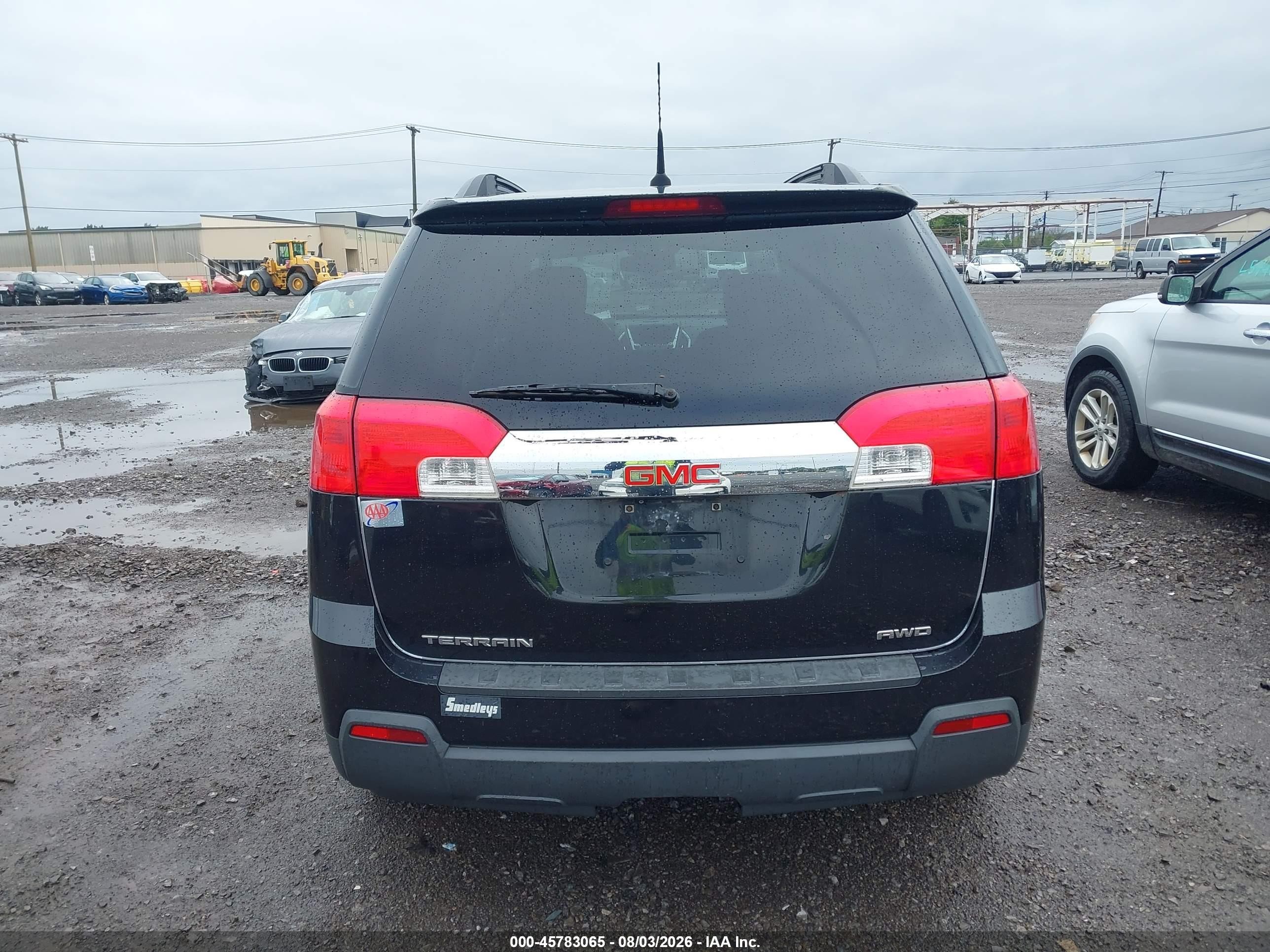 2012 Gmc Terrain Sle-2 Black vin: 2GKFLTEK6C6188052