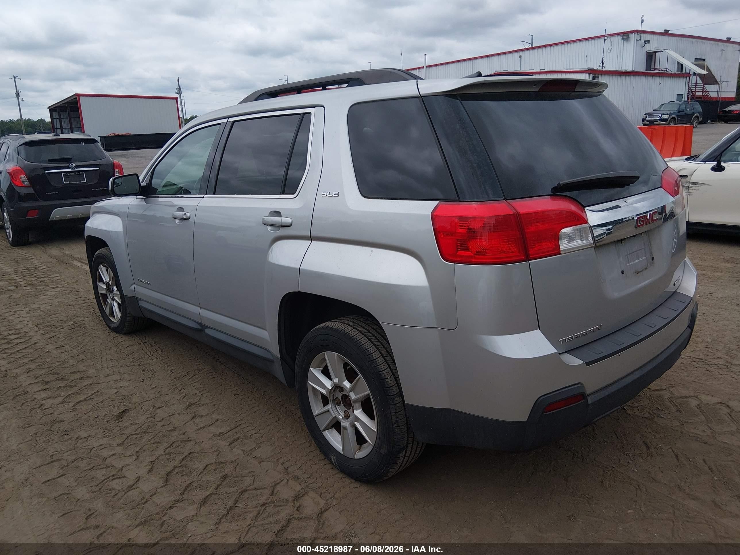 2013 Gmc Terrain Sle-2 Silver vin: 2GKFLTEK6D6216658