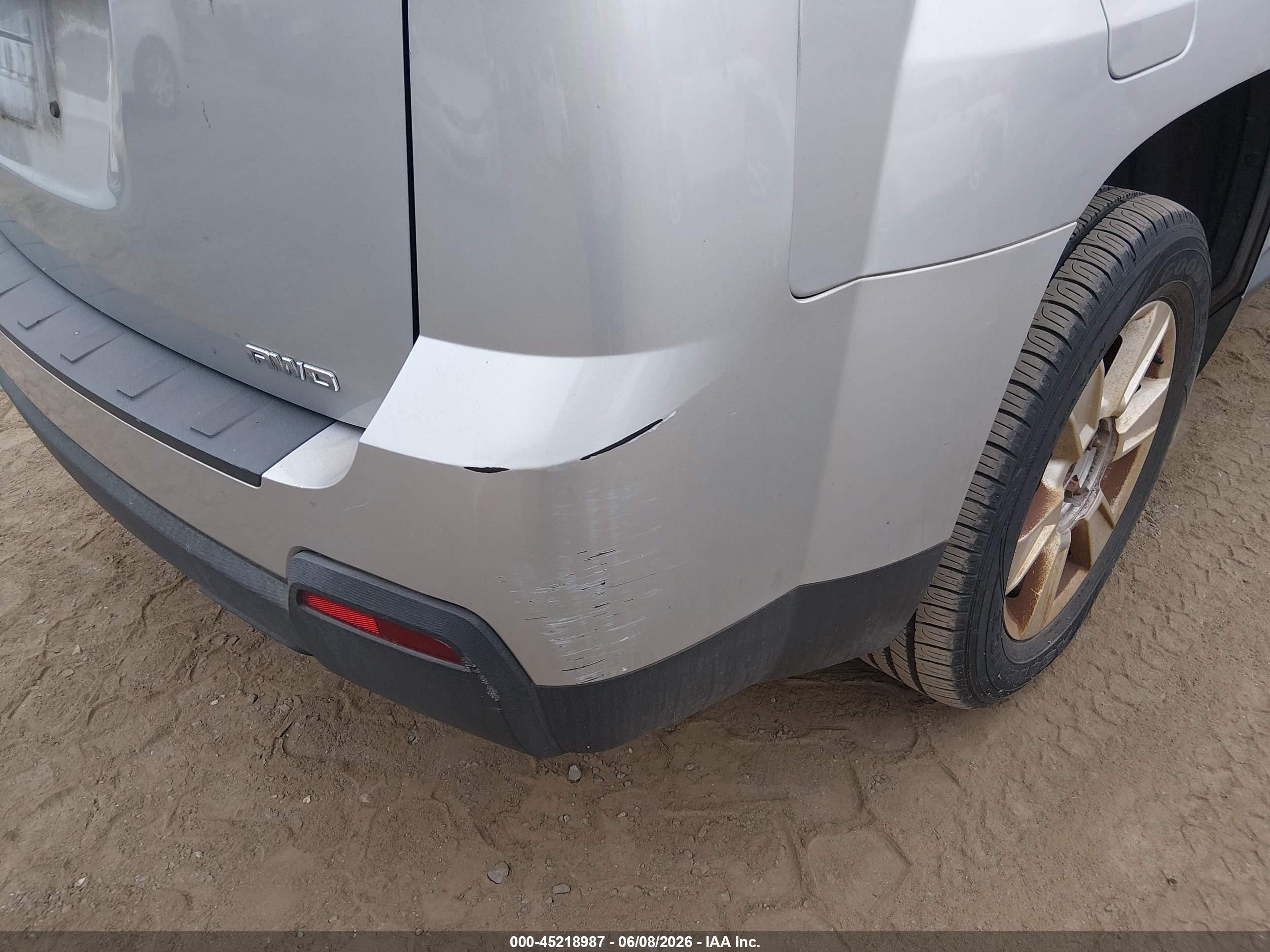 2013 Gmc Terrain Sle-2 Silver vin: 2GKFLTEK6D6216658