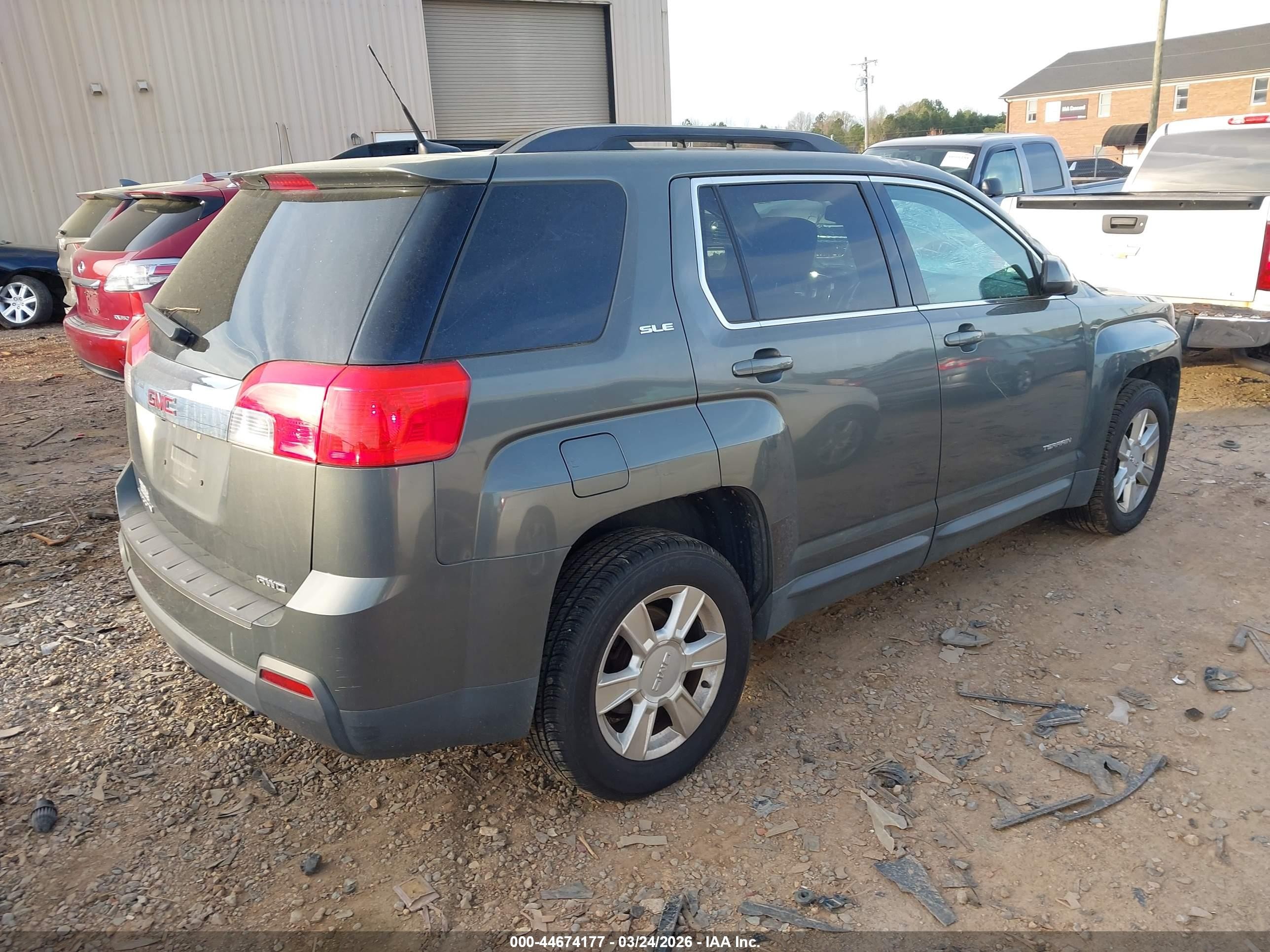 2013 Gmc Terrain Sle-2 Gray vin: 2GKFLTEK7D6144529