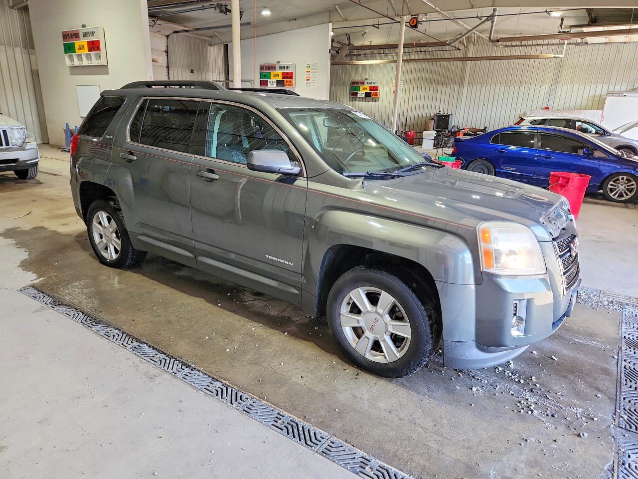 2013 Gmc Terrain Sle Gray vin: 2GKFLTEK7D6286136