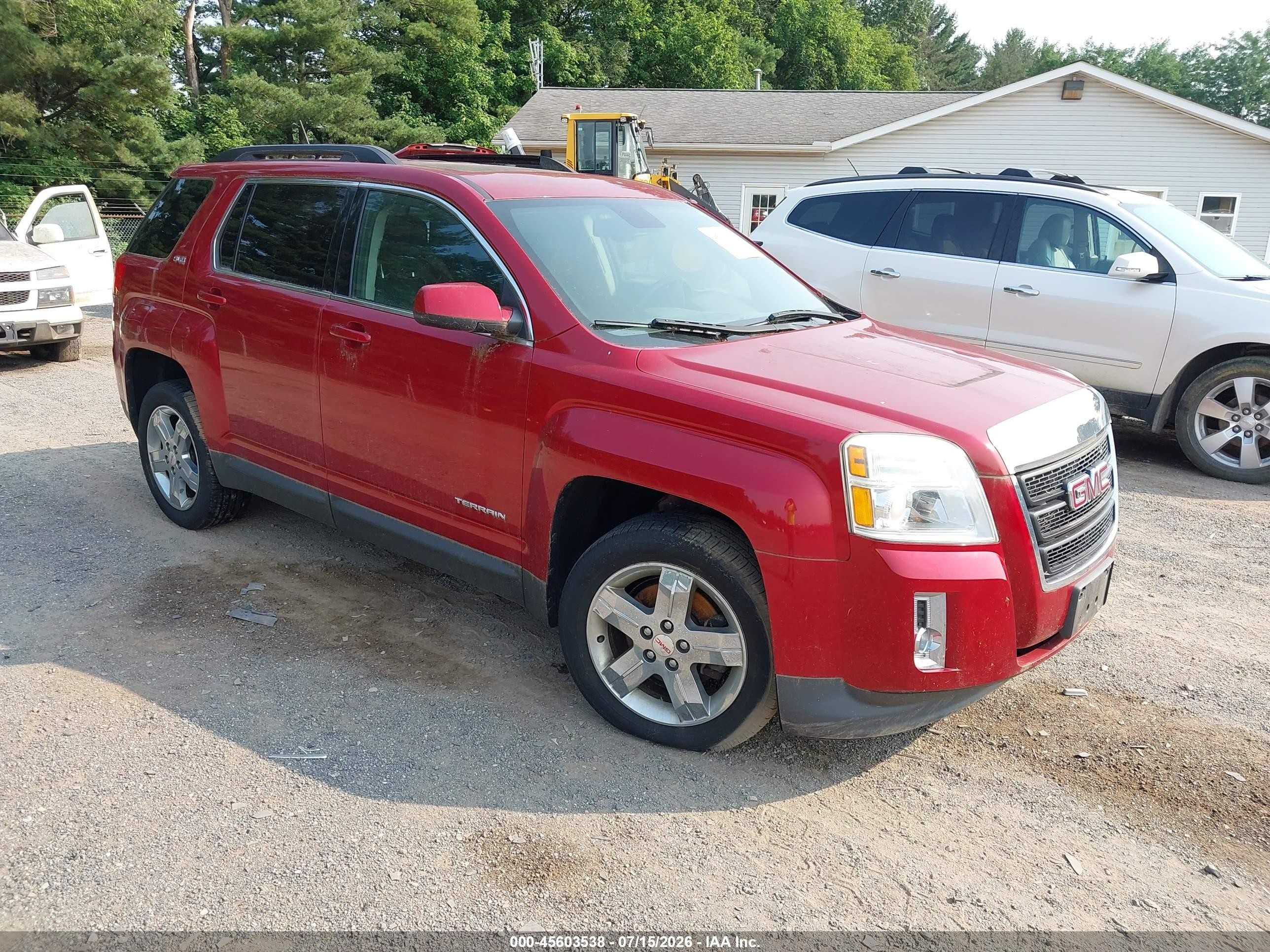 2013 Gmc Terrain Sle-2 Red vin: 2GKFLTEK7D6388763