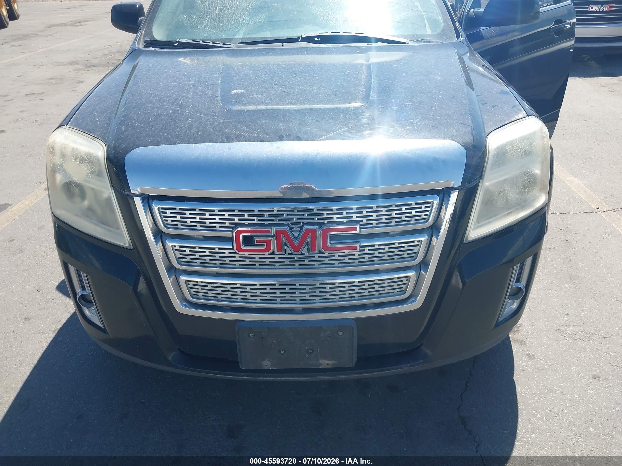 2012 Gmc Terrain Sle-2 Black vin: 2GKFLTEK9C6141551