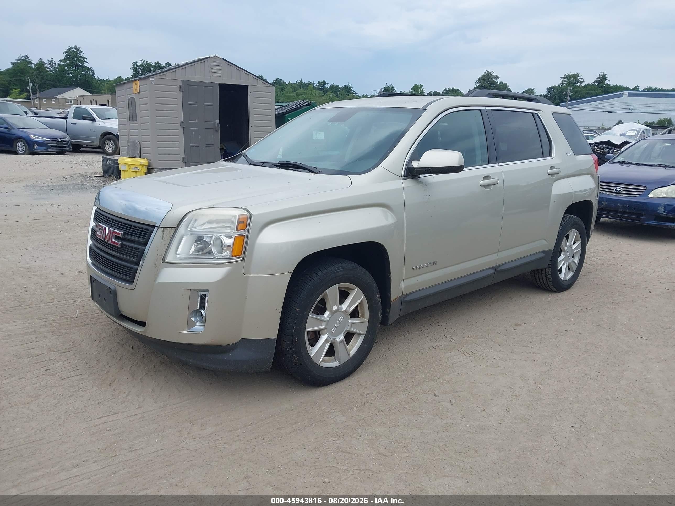 2013 Gmc Terrain Sle-2 Gold vin: 2GKFLTEK9D6207761